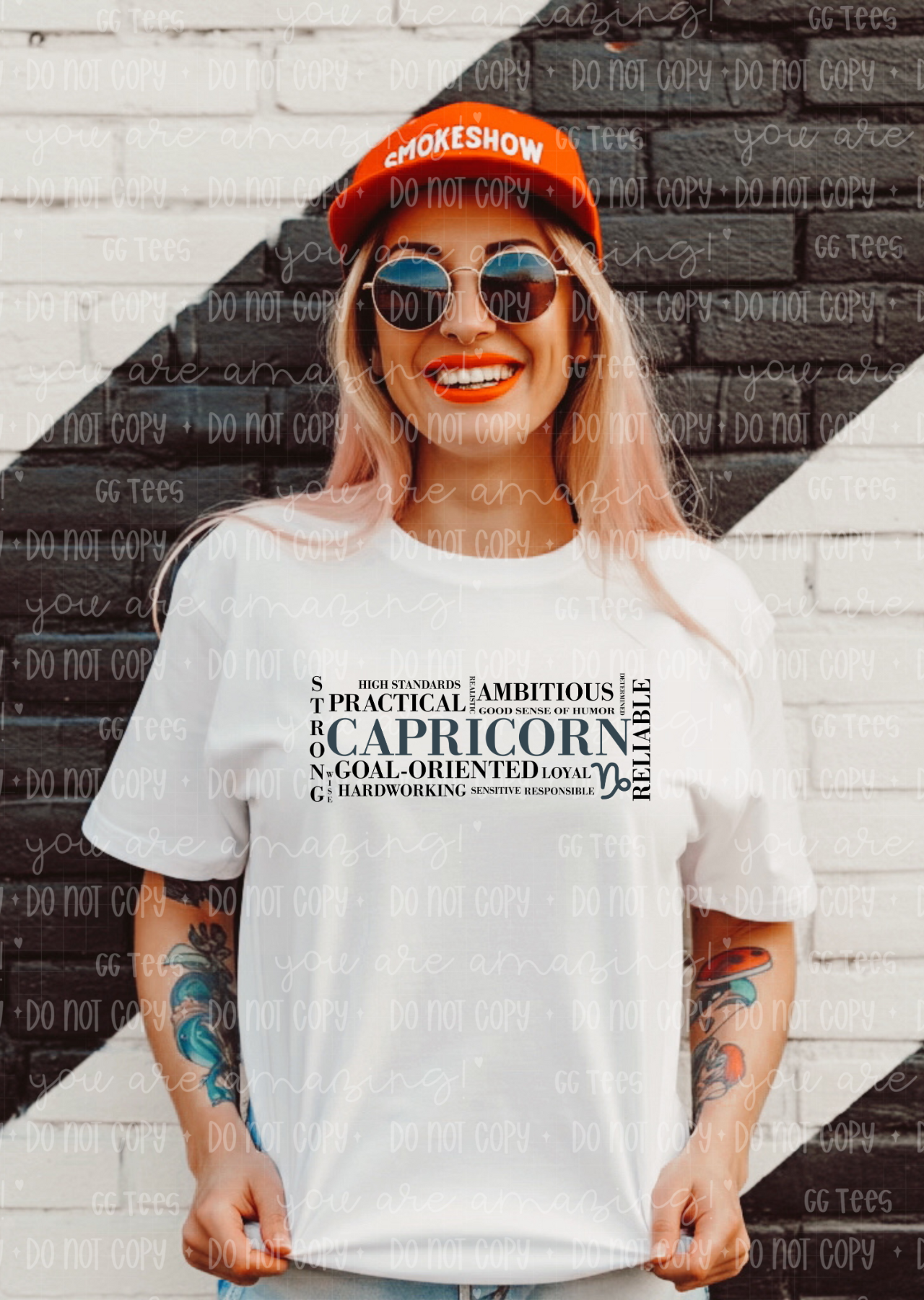 Capricorn Zodiac Tee – Strong, Ambitious, Reliable