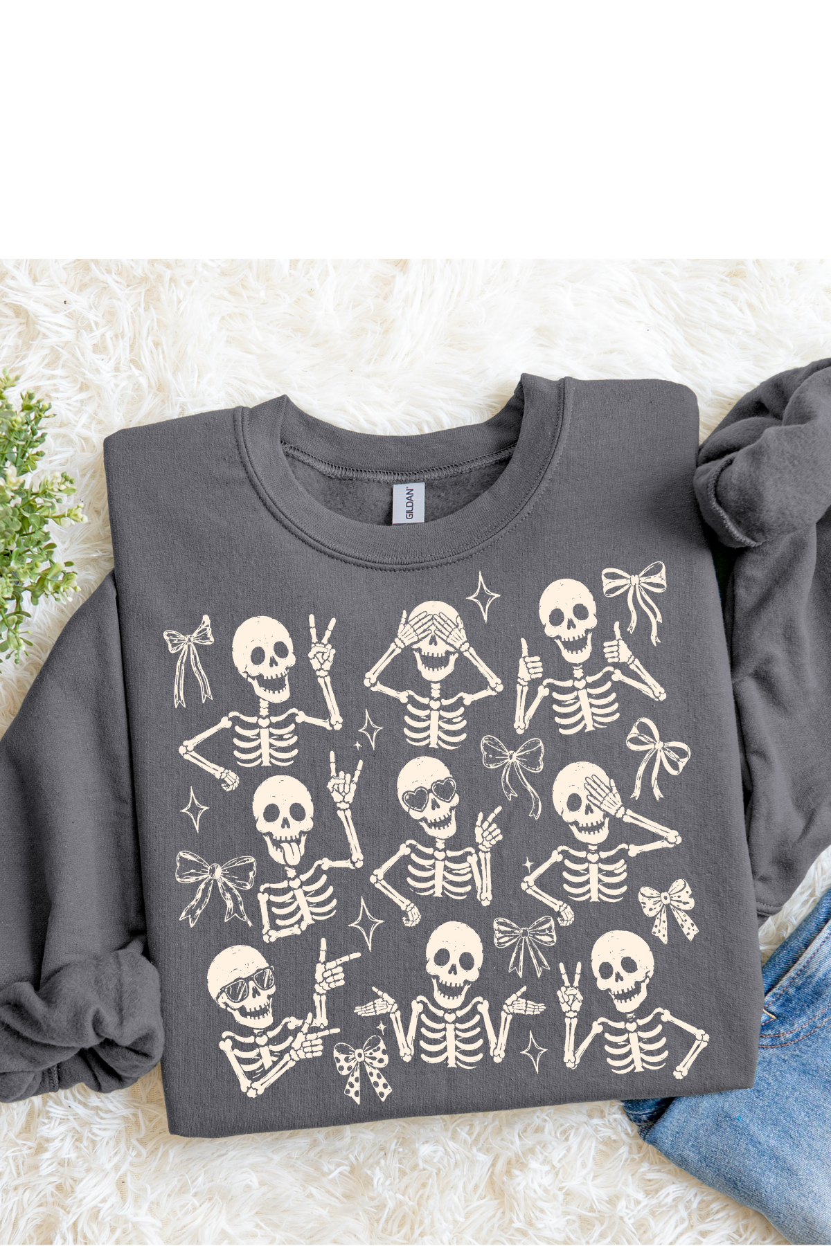 Skeleton Coquette Graphic Tee