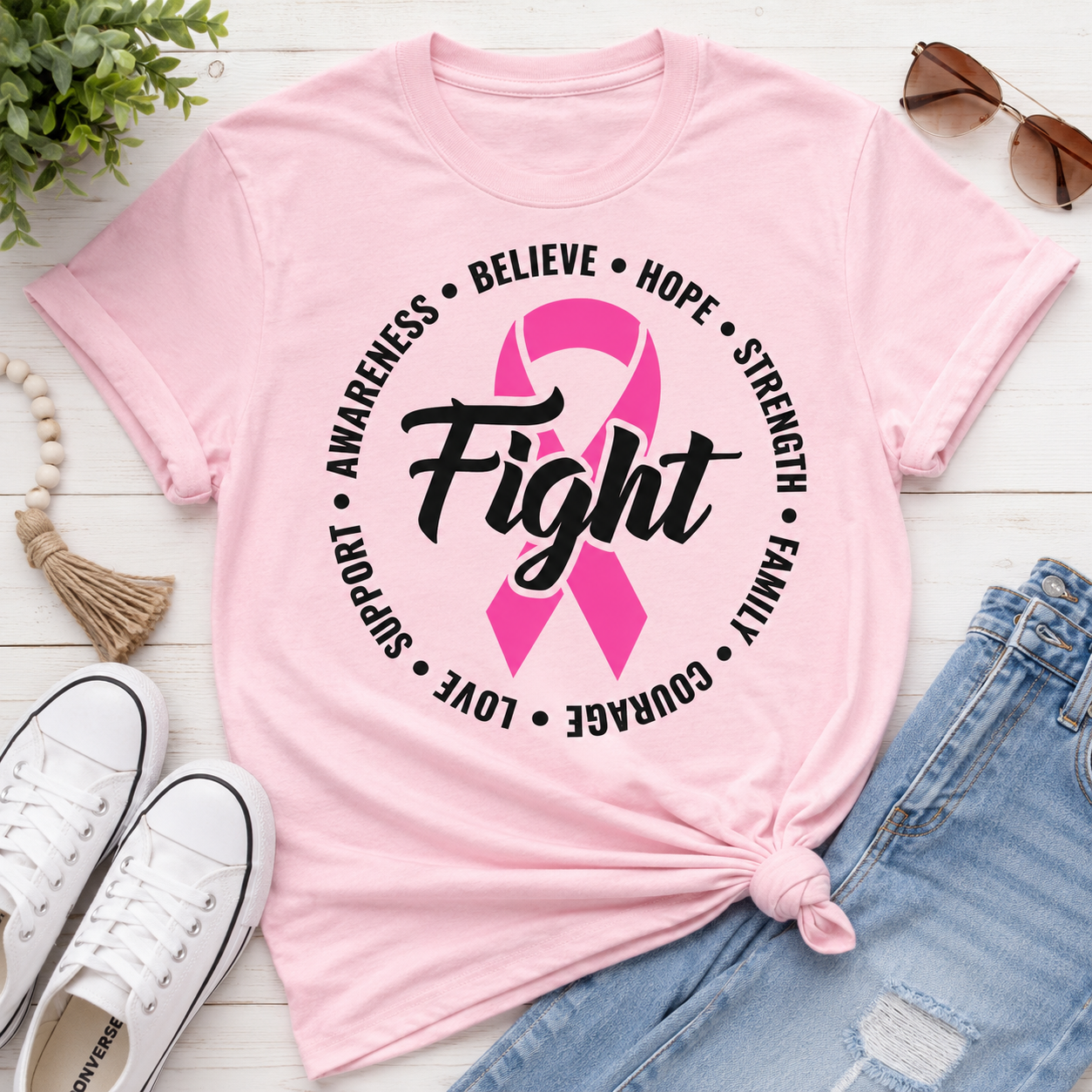 Breast Cancer Awareness Graphic Tee