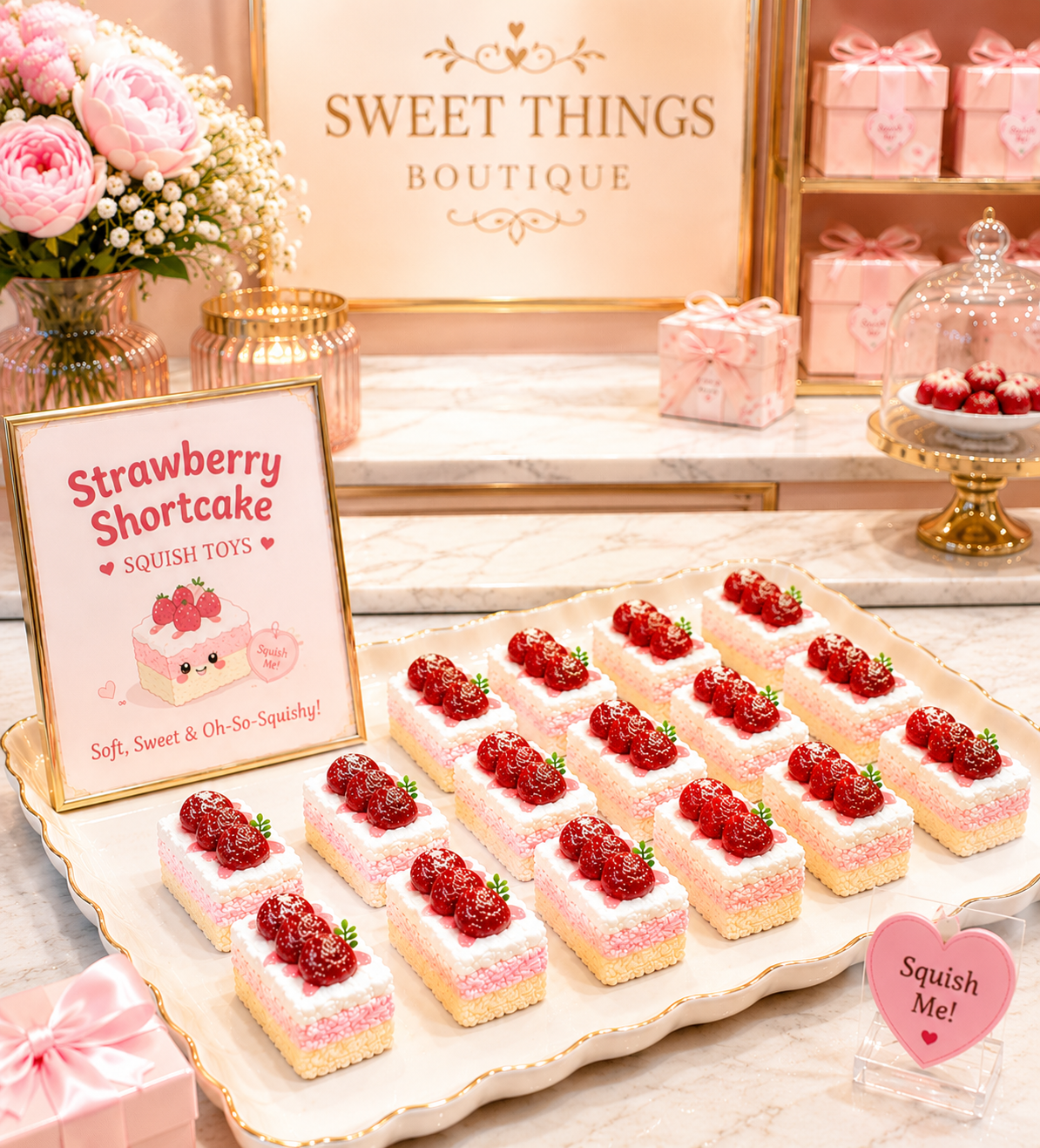 PreOrder | Strawberry Shortcake Squishy