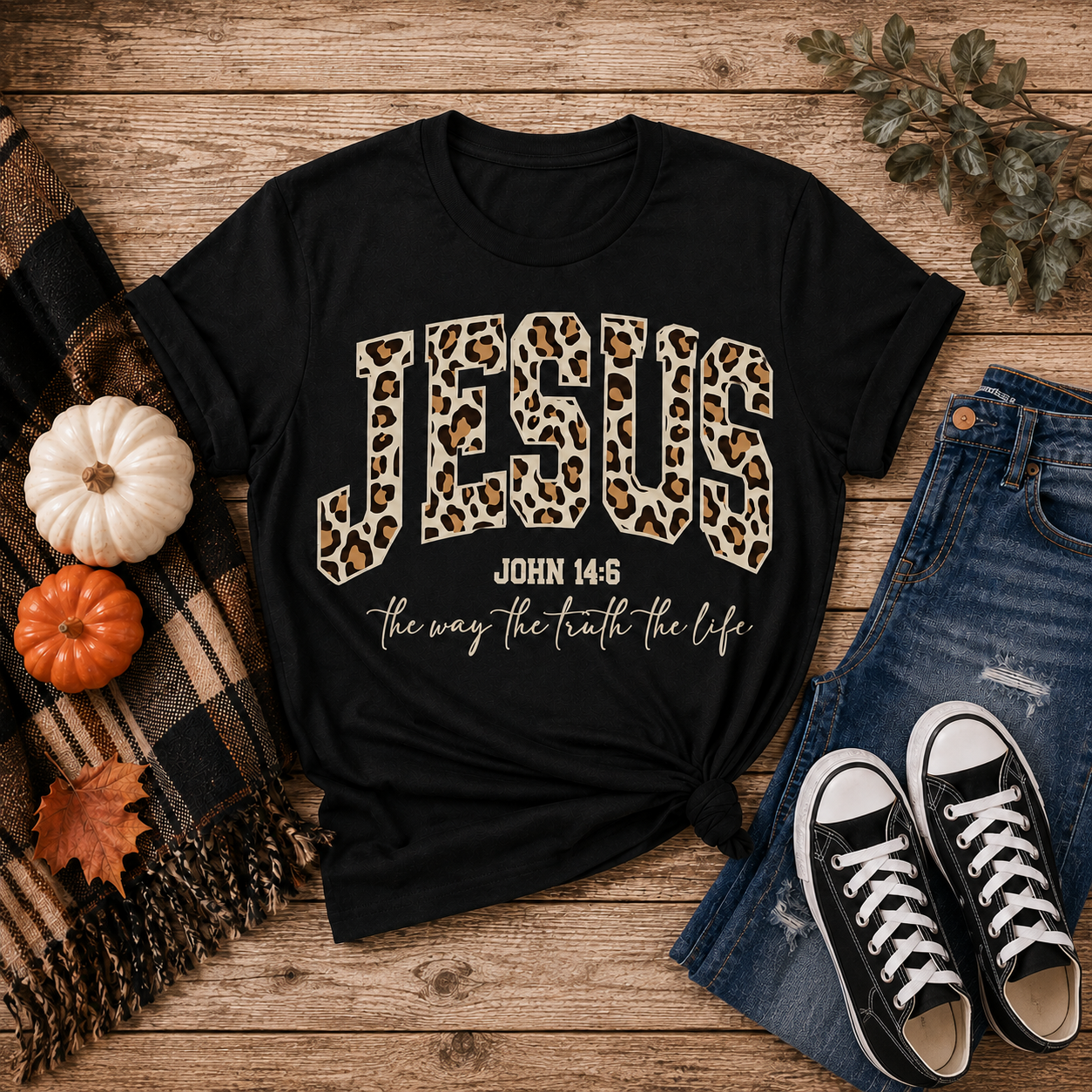 Jesus - John 14:6 CREWNECK Graphic Tee