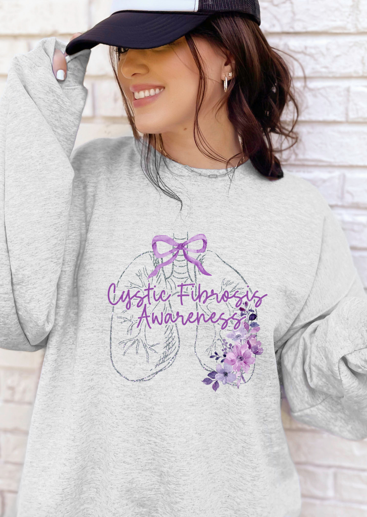 Cystic Fibrosis  Purple Awareness Tee