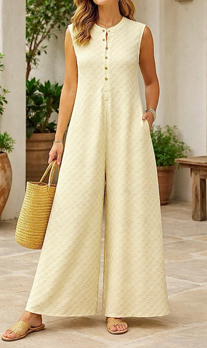 Textured Jumpsuit *two colors* WTW