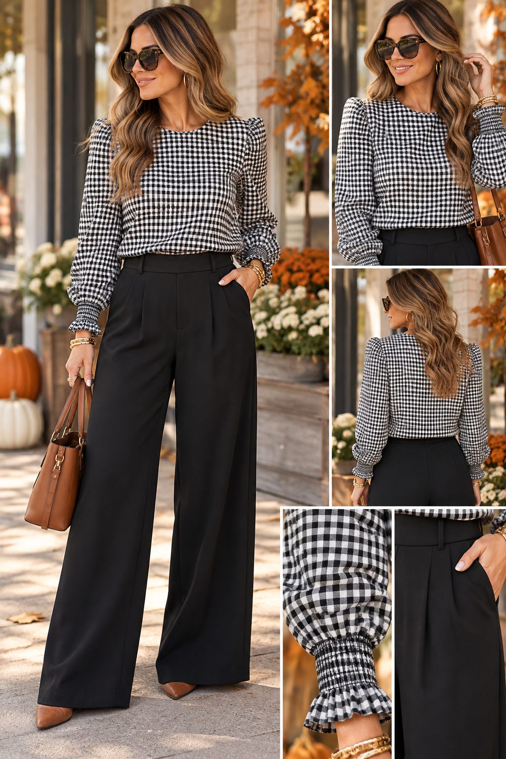 Pleated Pull On High Elastic Pants WTW