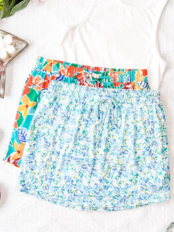 Sienna Skort - Tropical Floral Mix