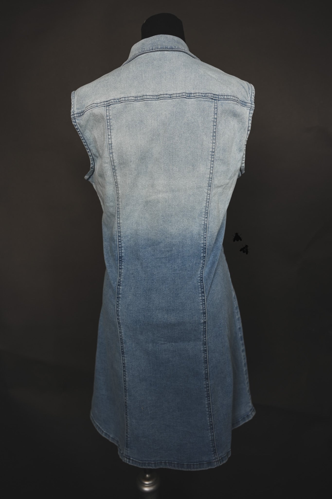 DENIM SWEETHEART DRESS