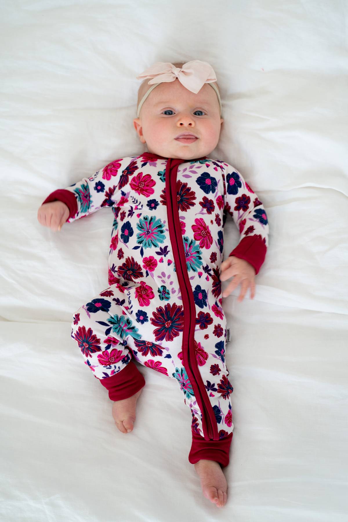 Wild Berry Floral Zippy