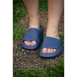 Ready to Ship | Navy Blue Insanely Comfy -Beach or Casual Slides