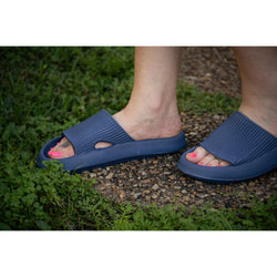 Ready to Ship | Navy Blue Insanely Comfy -Beach or Casual Slides