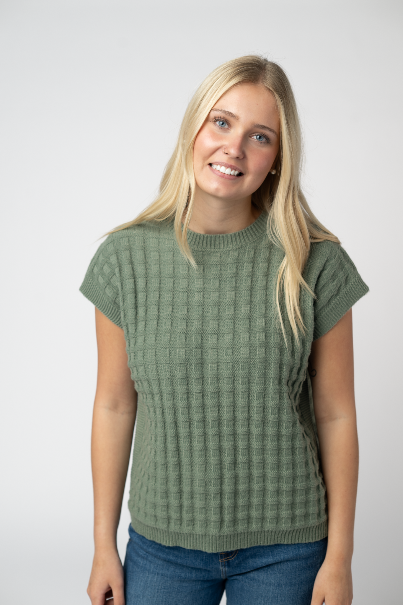 Kelly Knitted Top - Sage