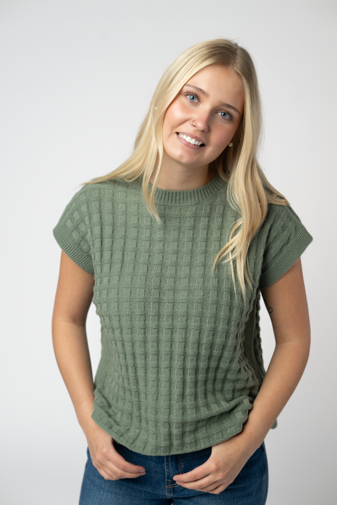 Kelly Knitted Top - Sage