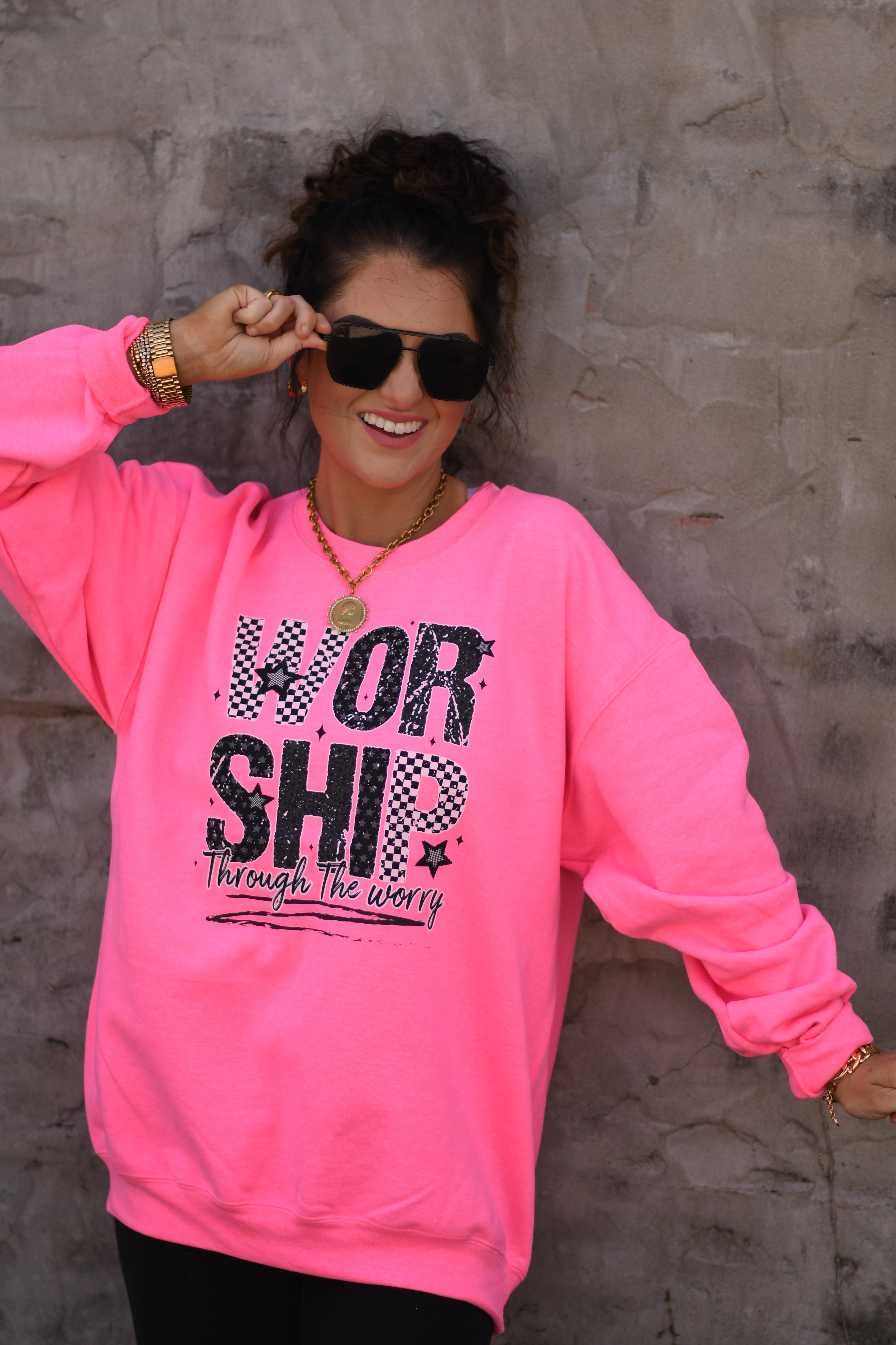 Worship Through The Worry Sweatshirt
