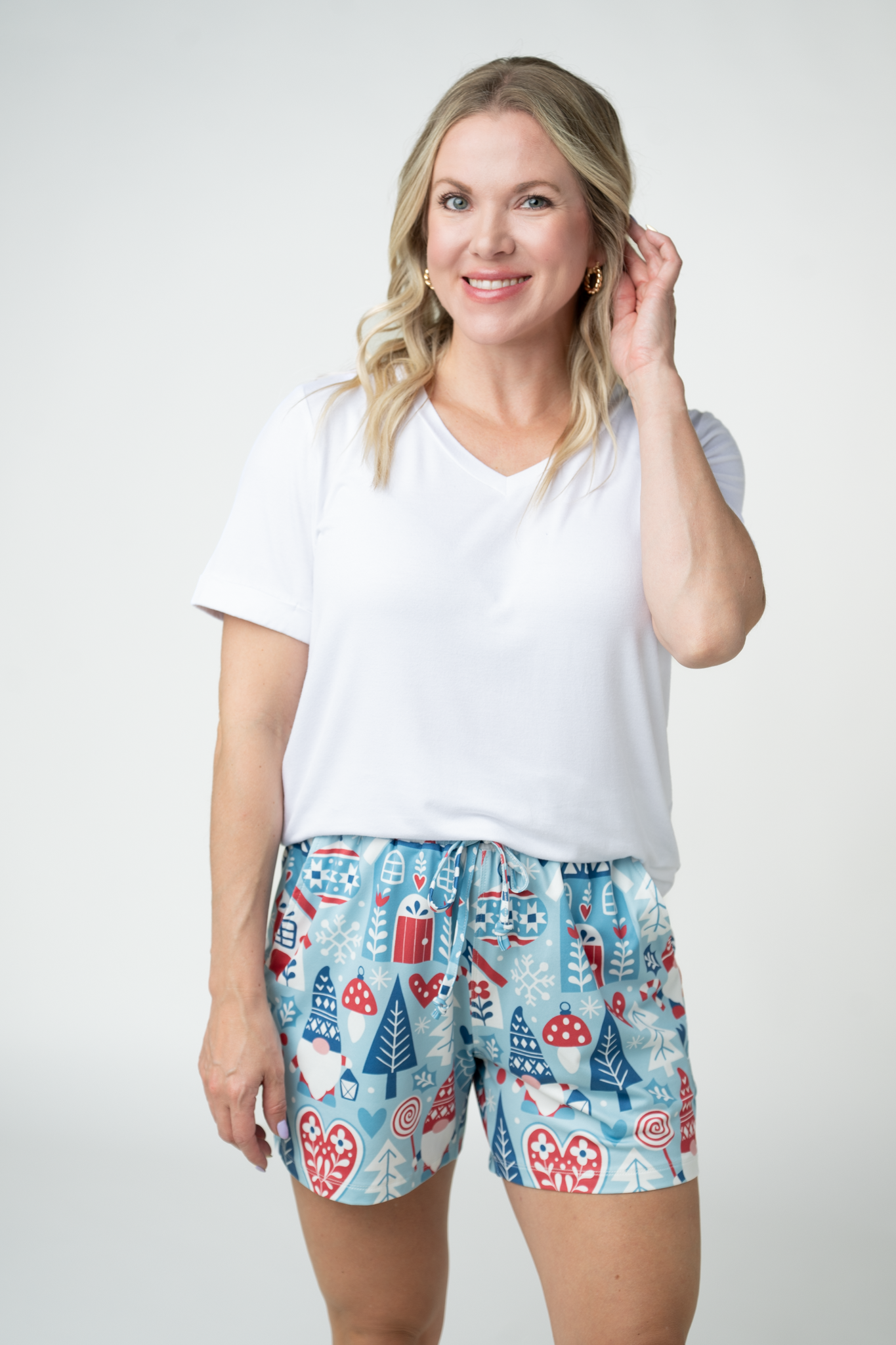 Jamie Lounge Shorts - Winter Gnome