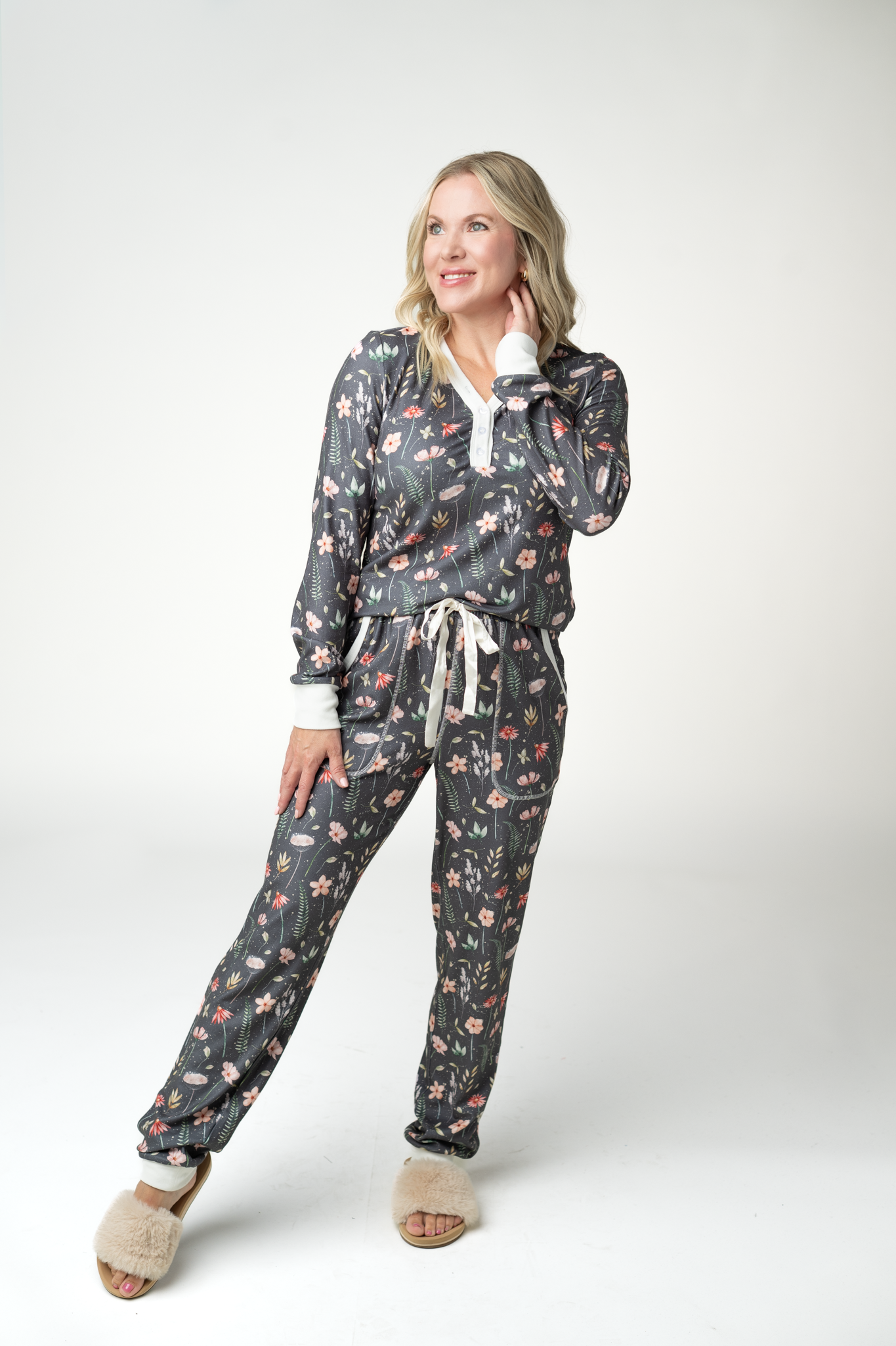 Cozy Pajama Set - Wildflower Mead