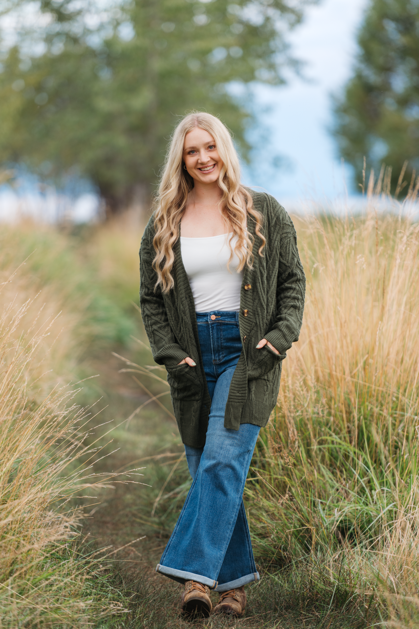 Brooks Button Sweater Cardigan - Olive
