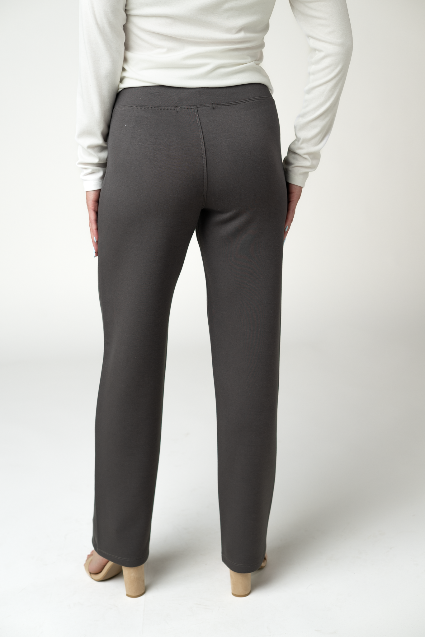 Luxe Ankle Bottoms- Charcoal