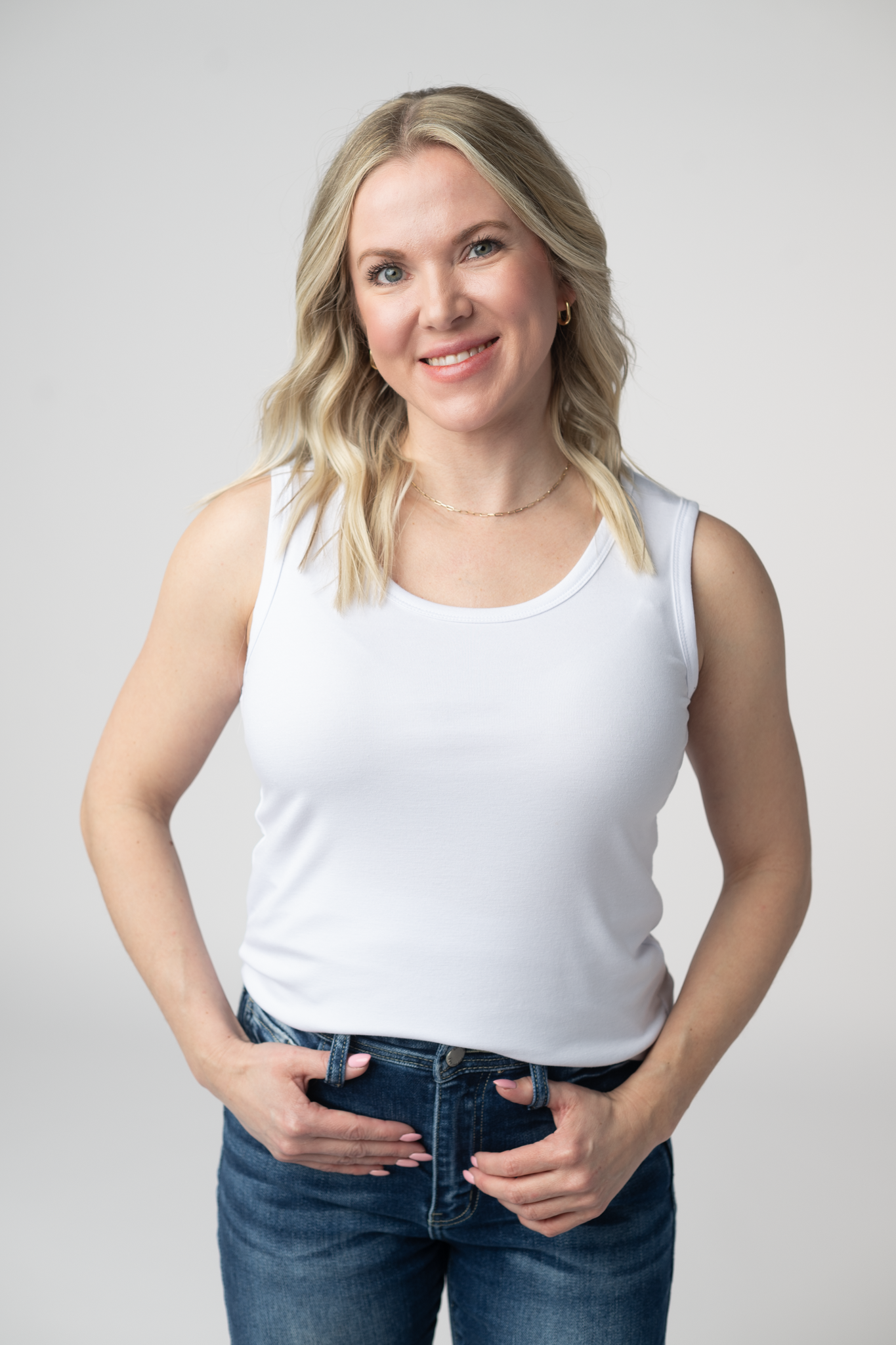 Ava Tank- White