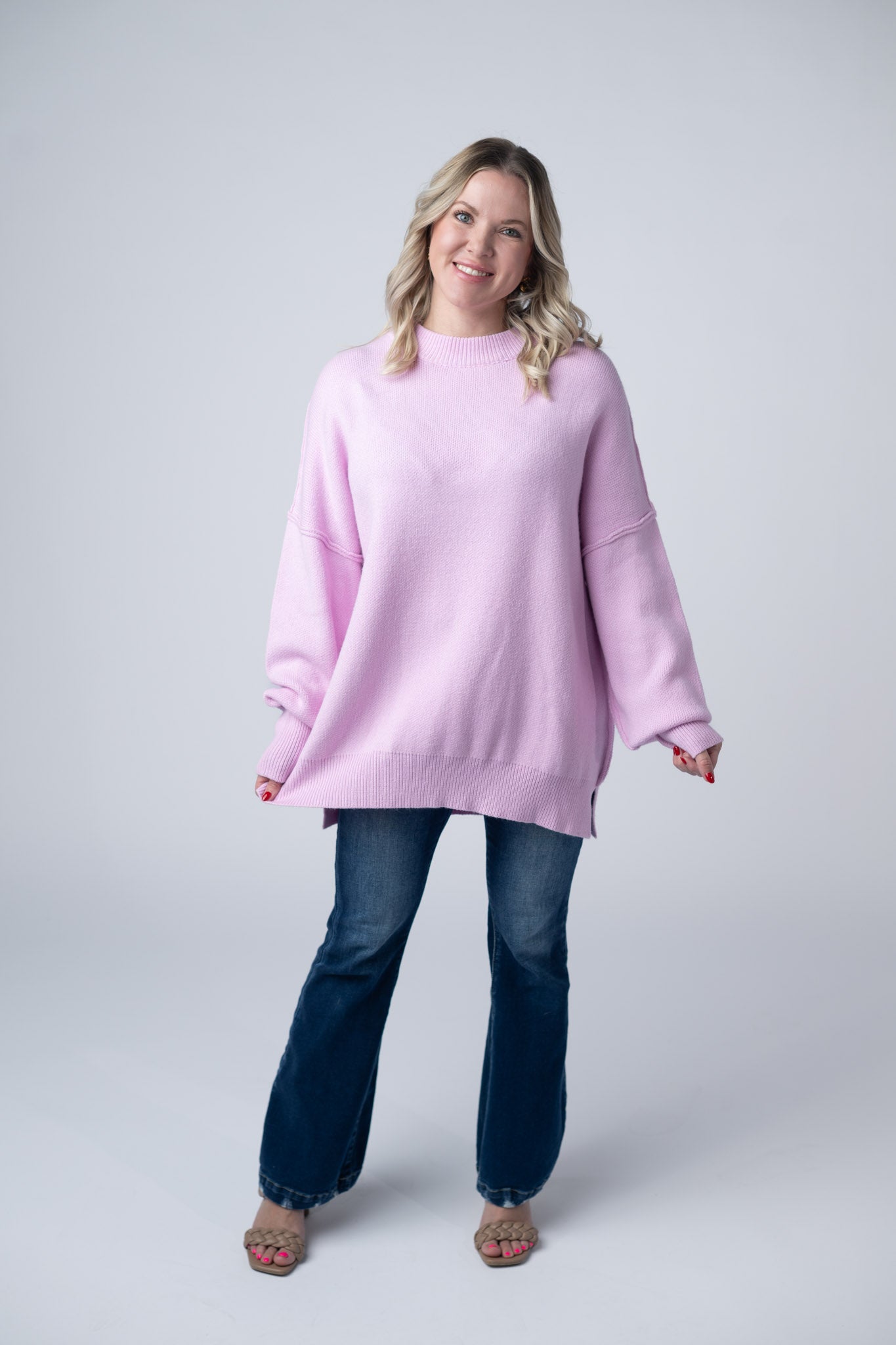 Aurora Cozy Sweater - Lilac