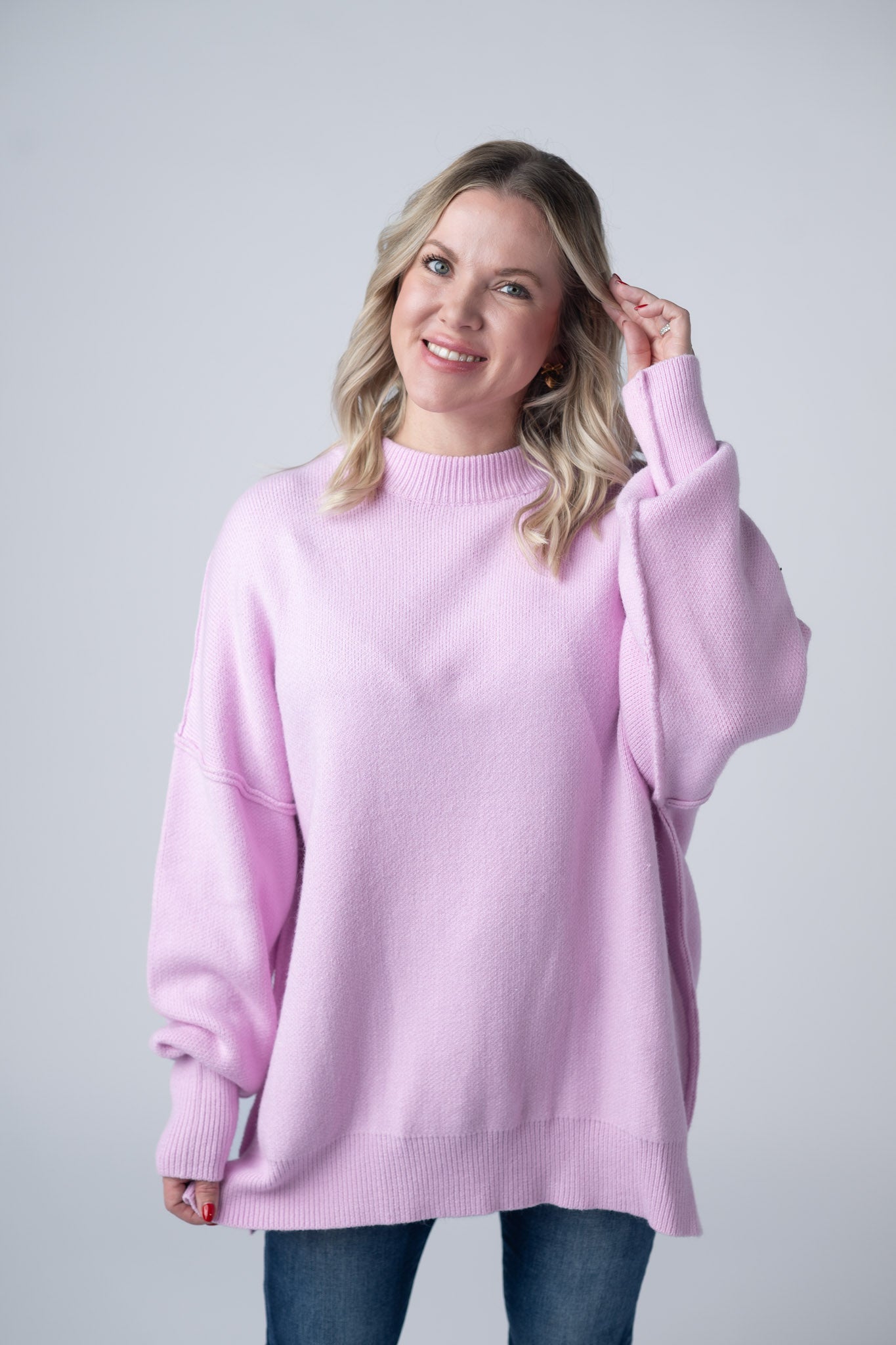 Aurora Cozy Sweater - Lilac
