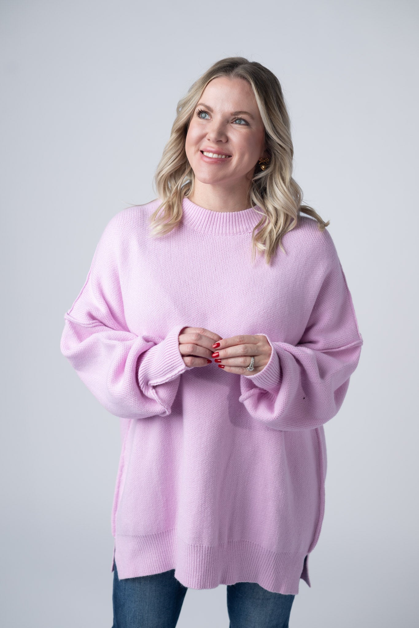 Aurora Cozy Sweater - Lilac