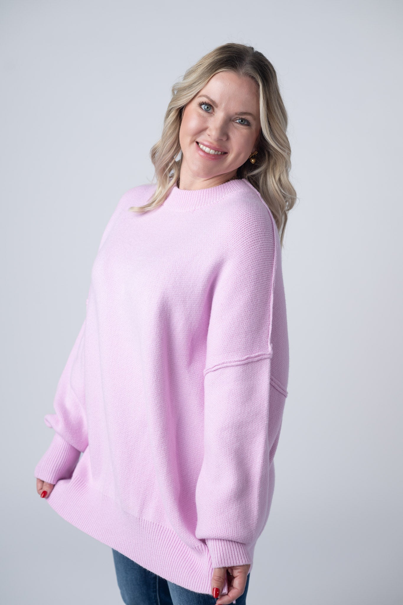 Aurora Cozy Sweater - Lilac