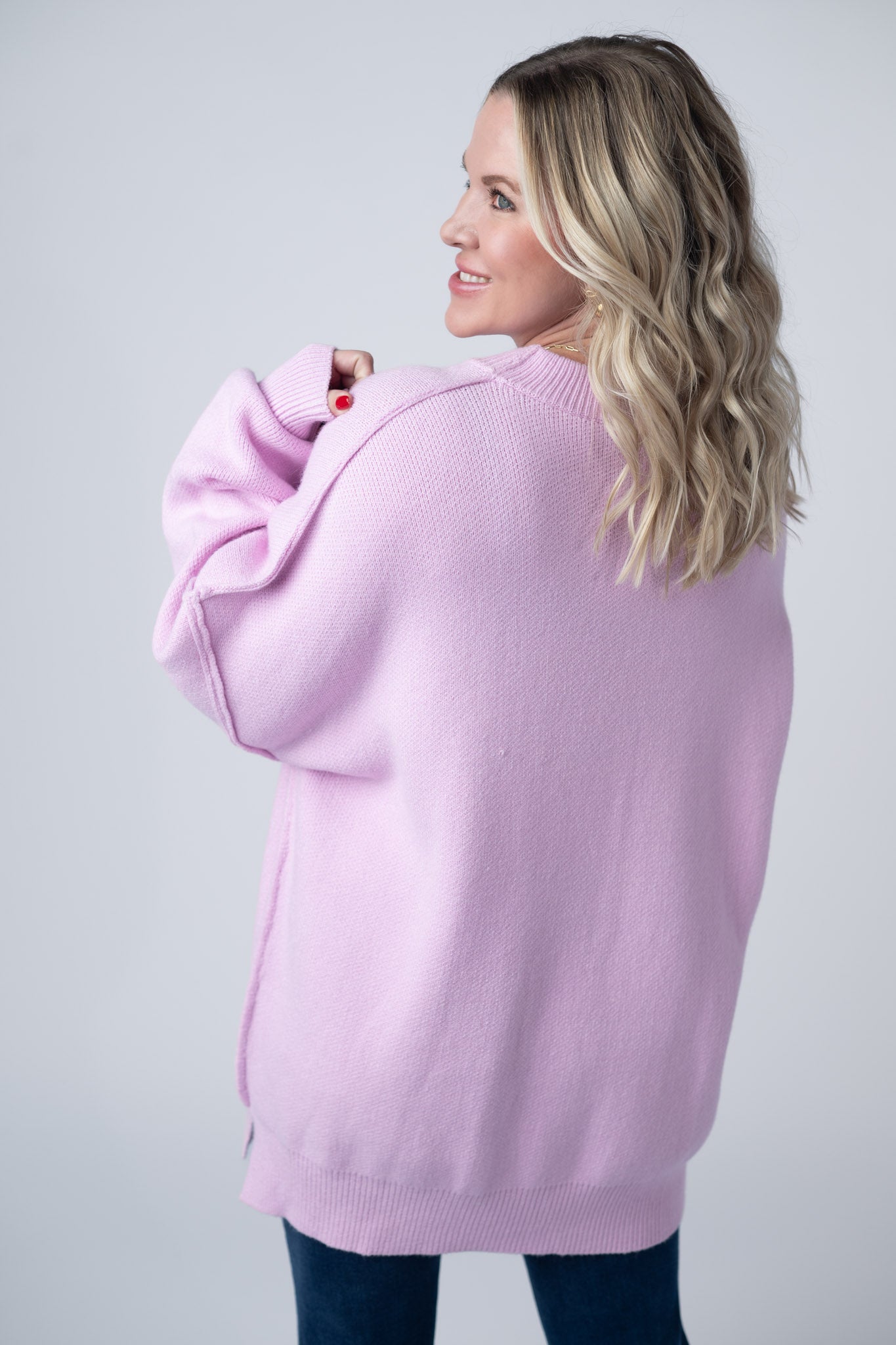 Aurora Cozy Sweater - Lilac
