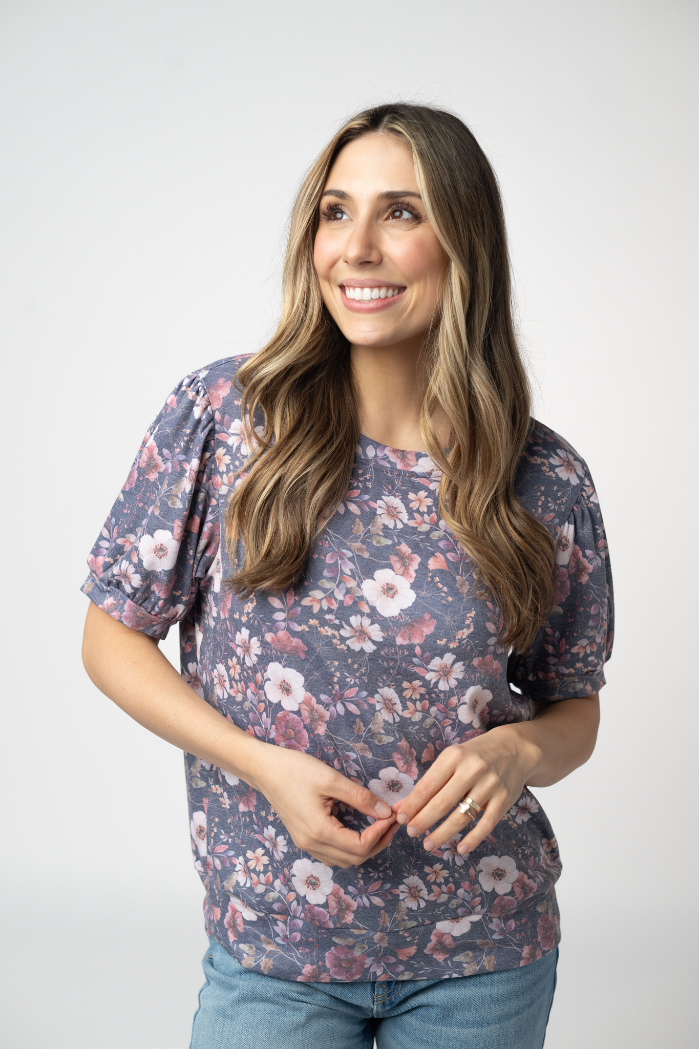 Katie Cozy Top - Blushwood Floral