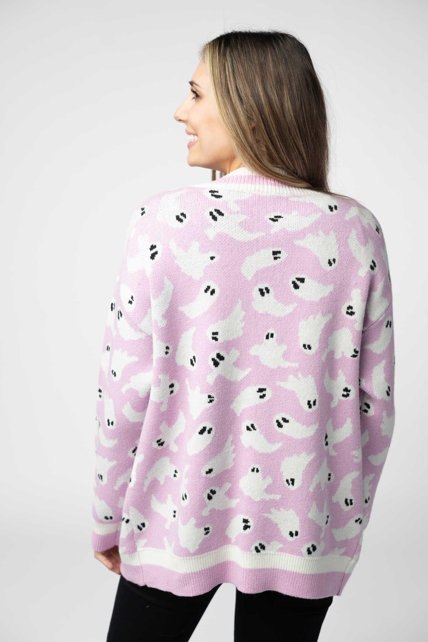 Ghost Pocket Cardigan - Lilac