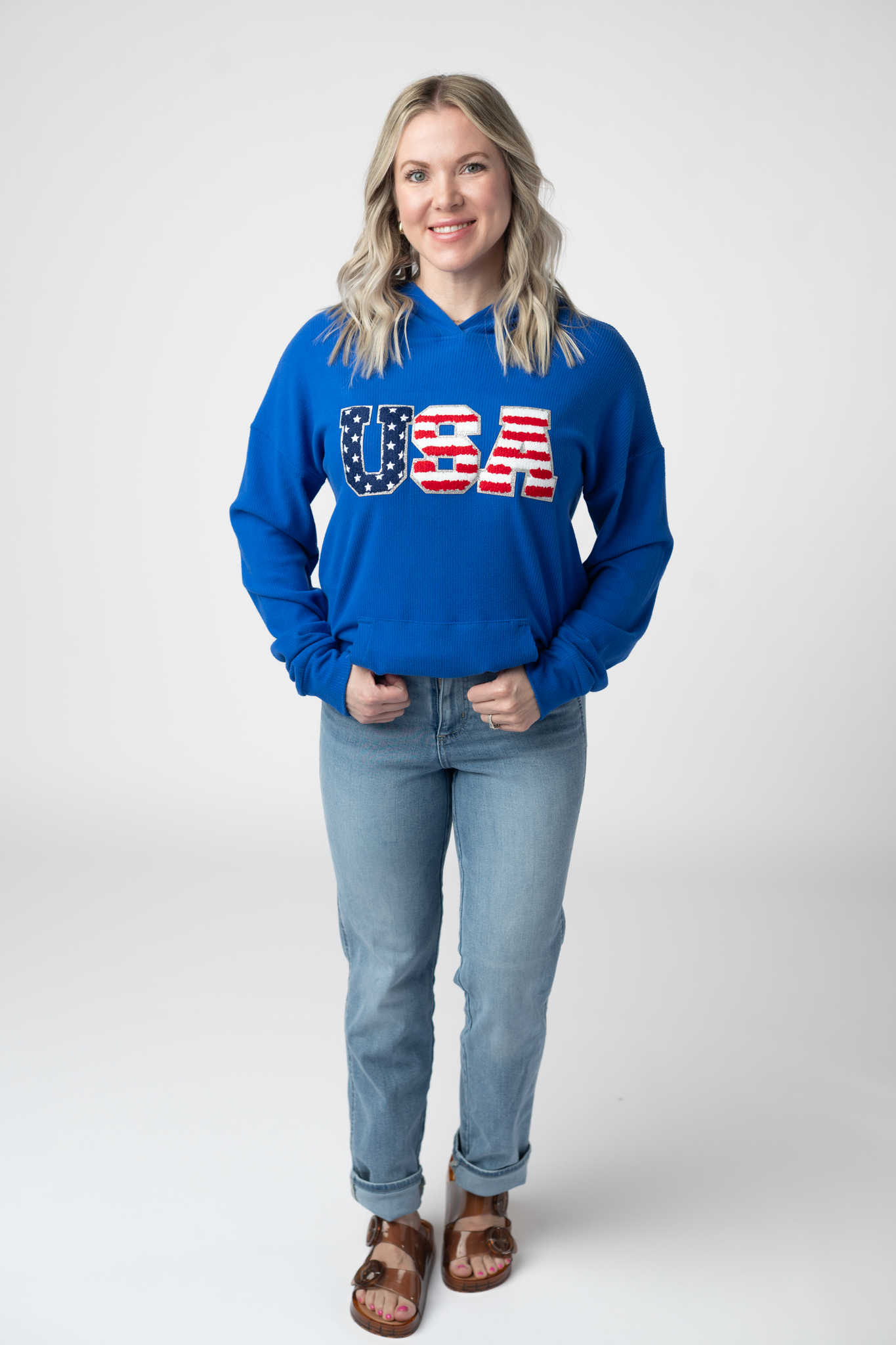 Corrine Hoodie - Royal Blue USA