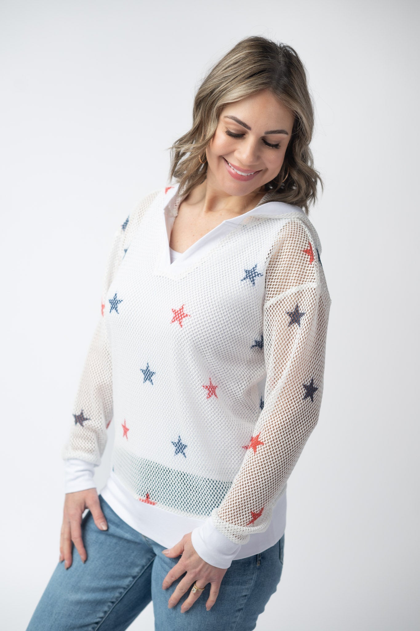 American Stars Mesh Hoodie