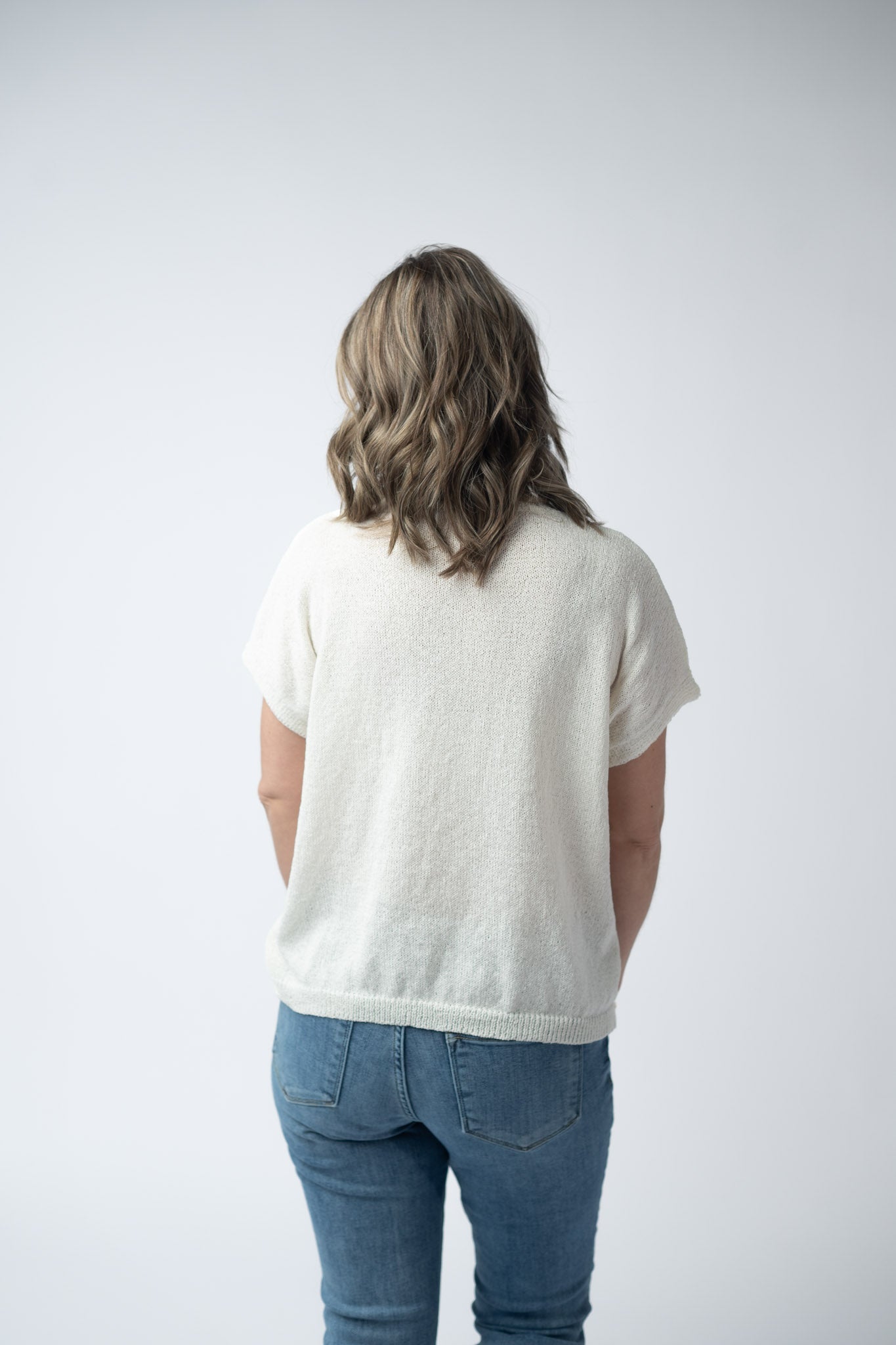 American Flag Open Knit Top