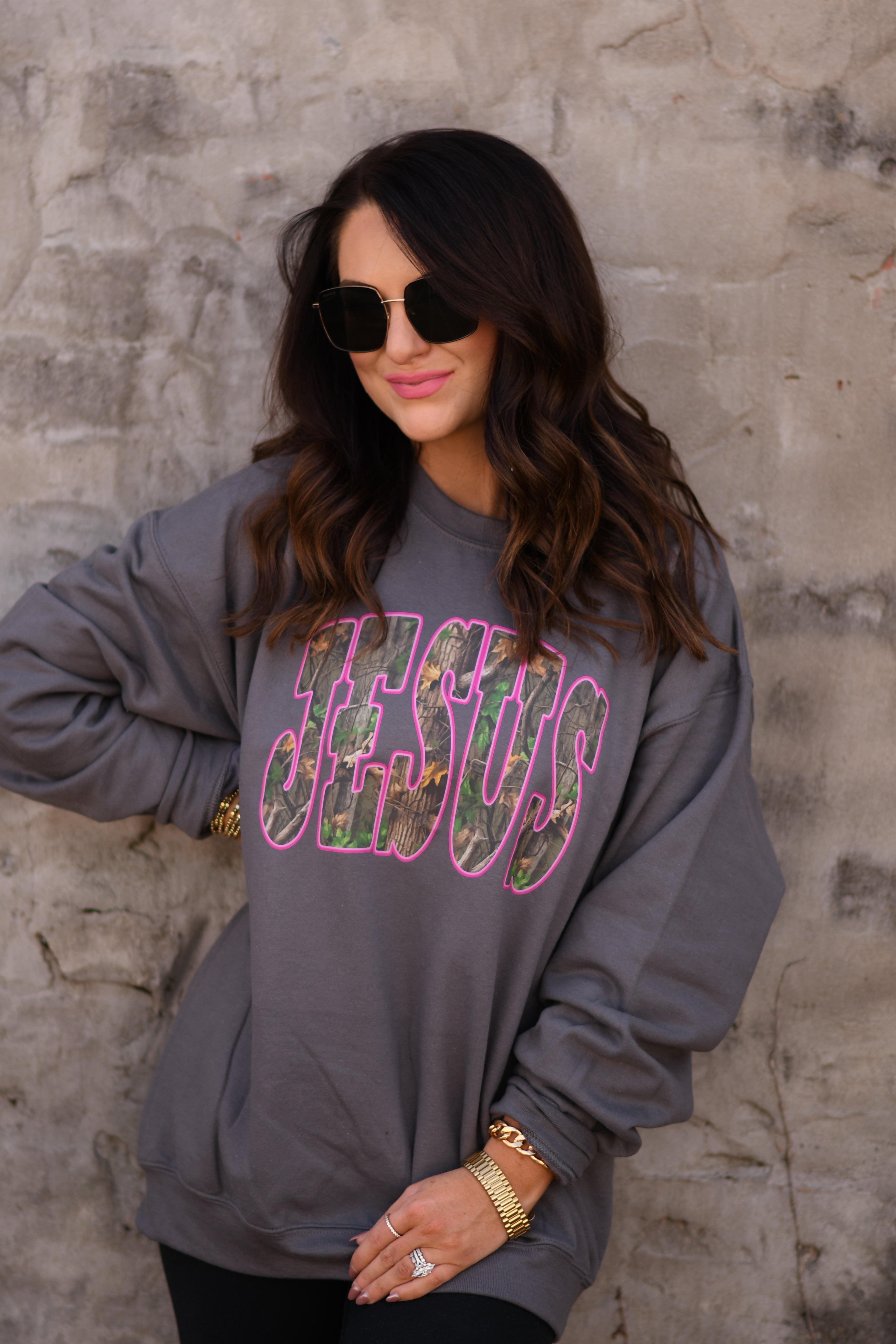 Jesus Camo Tee / Sweatshirt