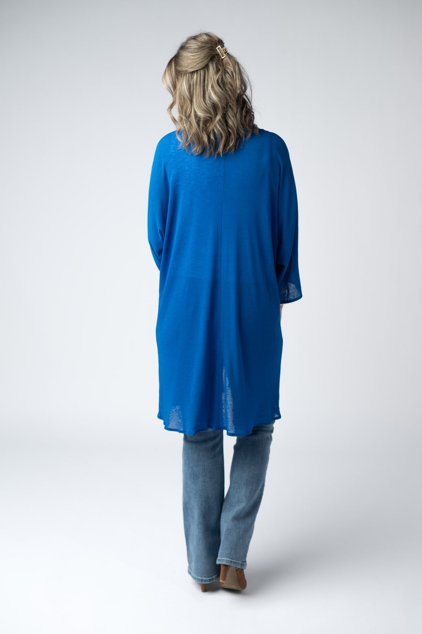 Ellie Cover-Up Kimono - Blue