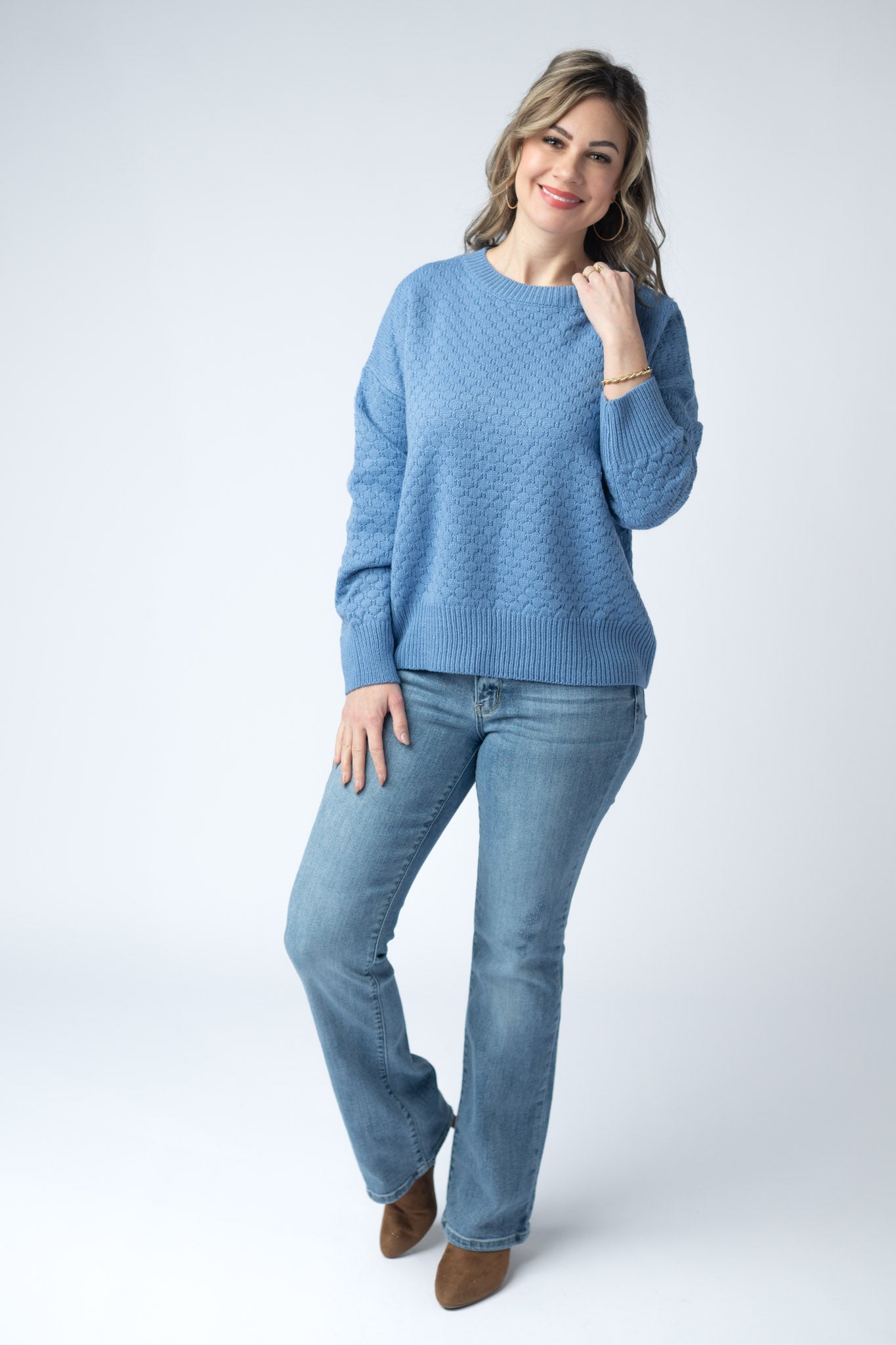 Gianna Pullover Sweater - Blue