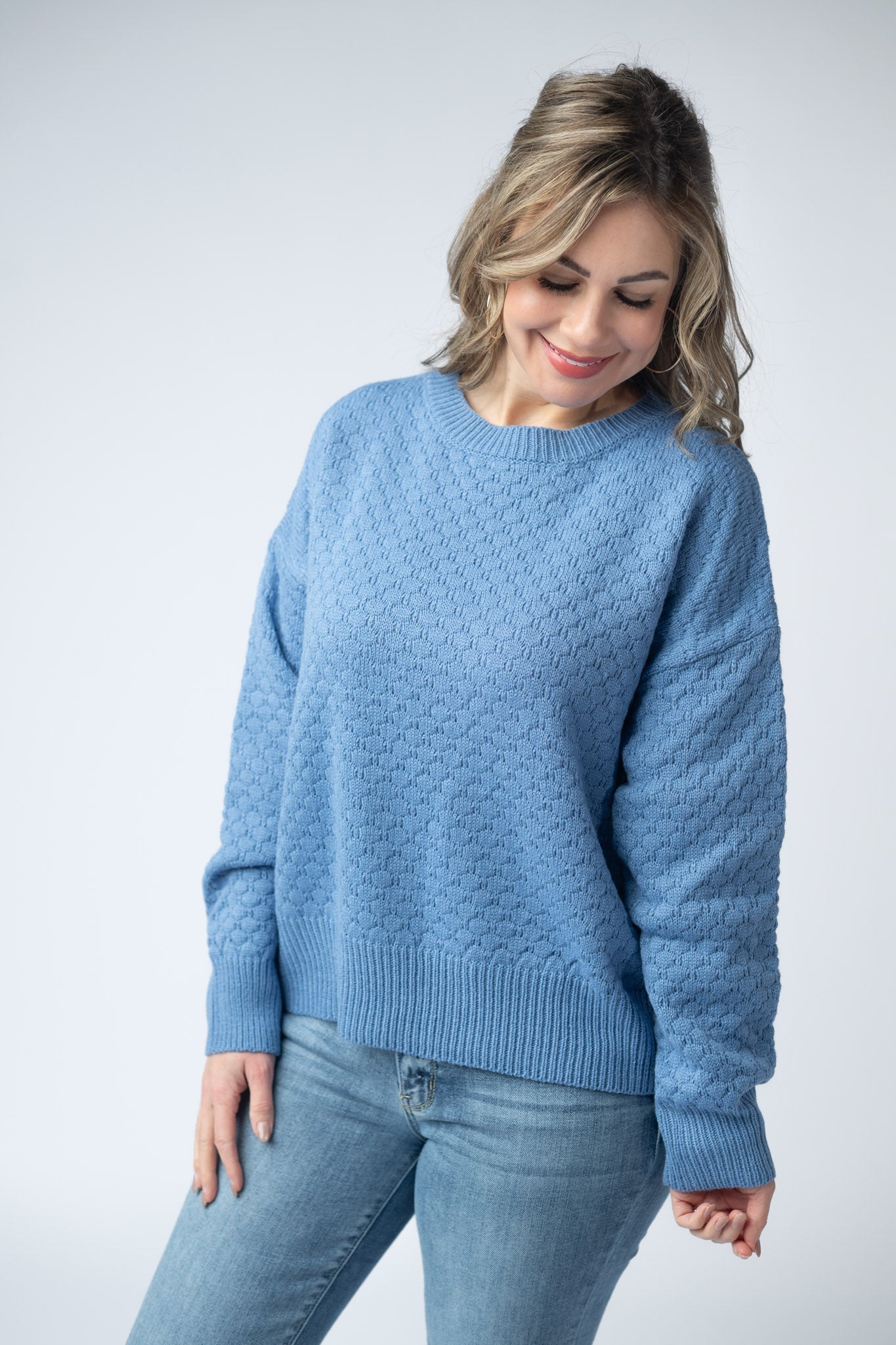 Gianna Pullover Sweater - Blue