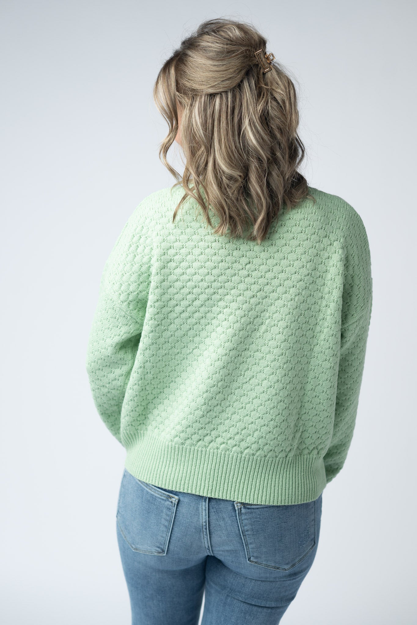 Gianna Pullover Sweater - Spring Sage Green