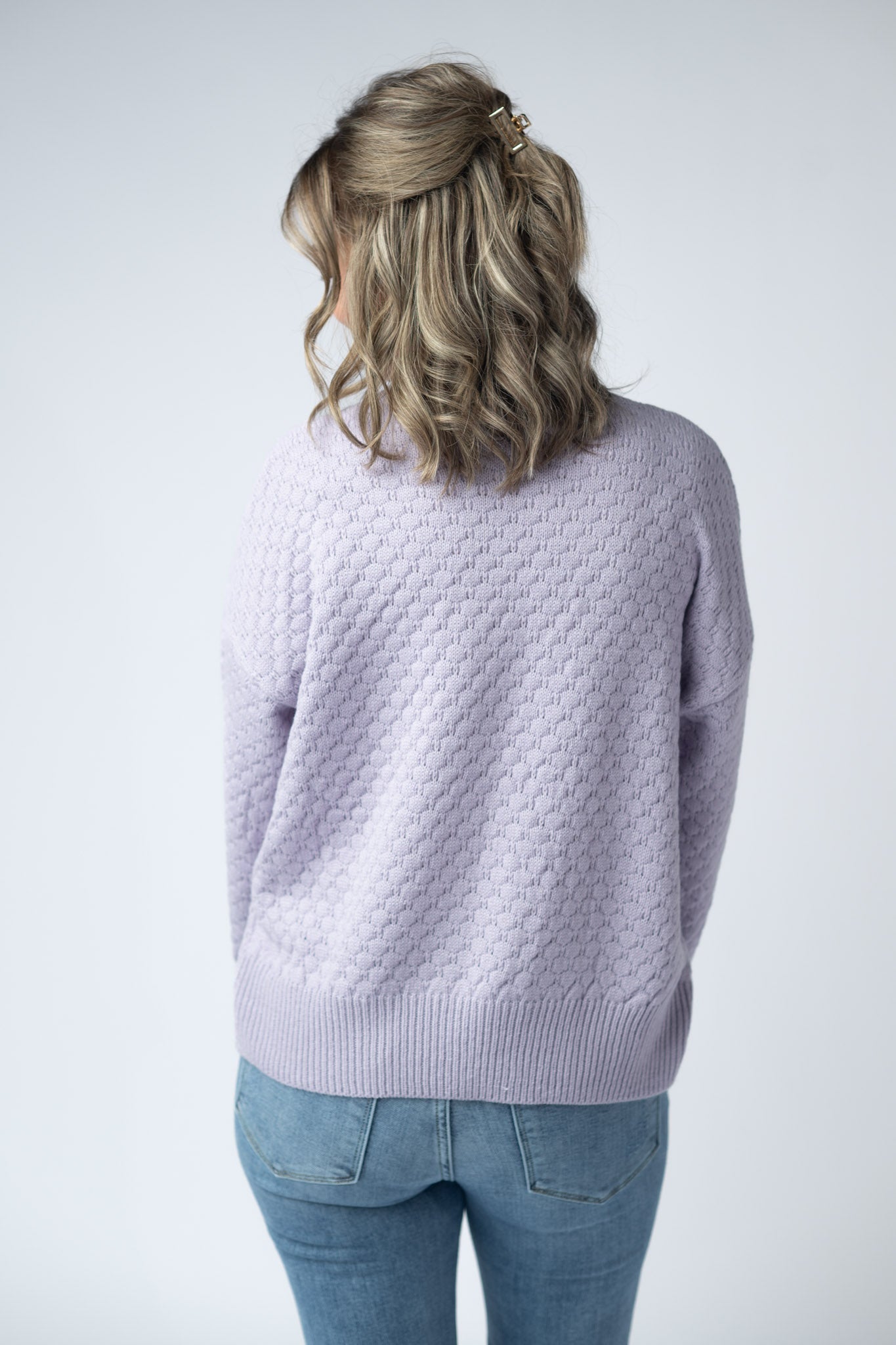 Gianna Pullover Sweater - Lavender