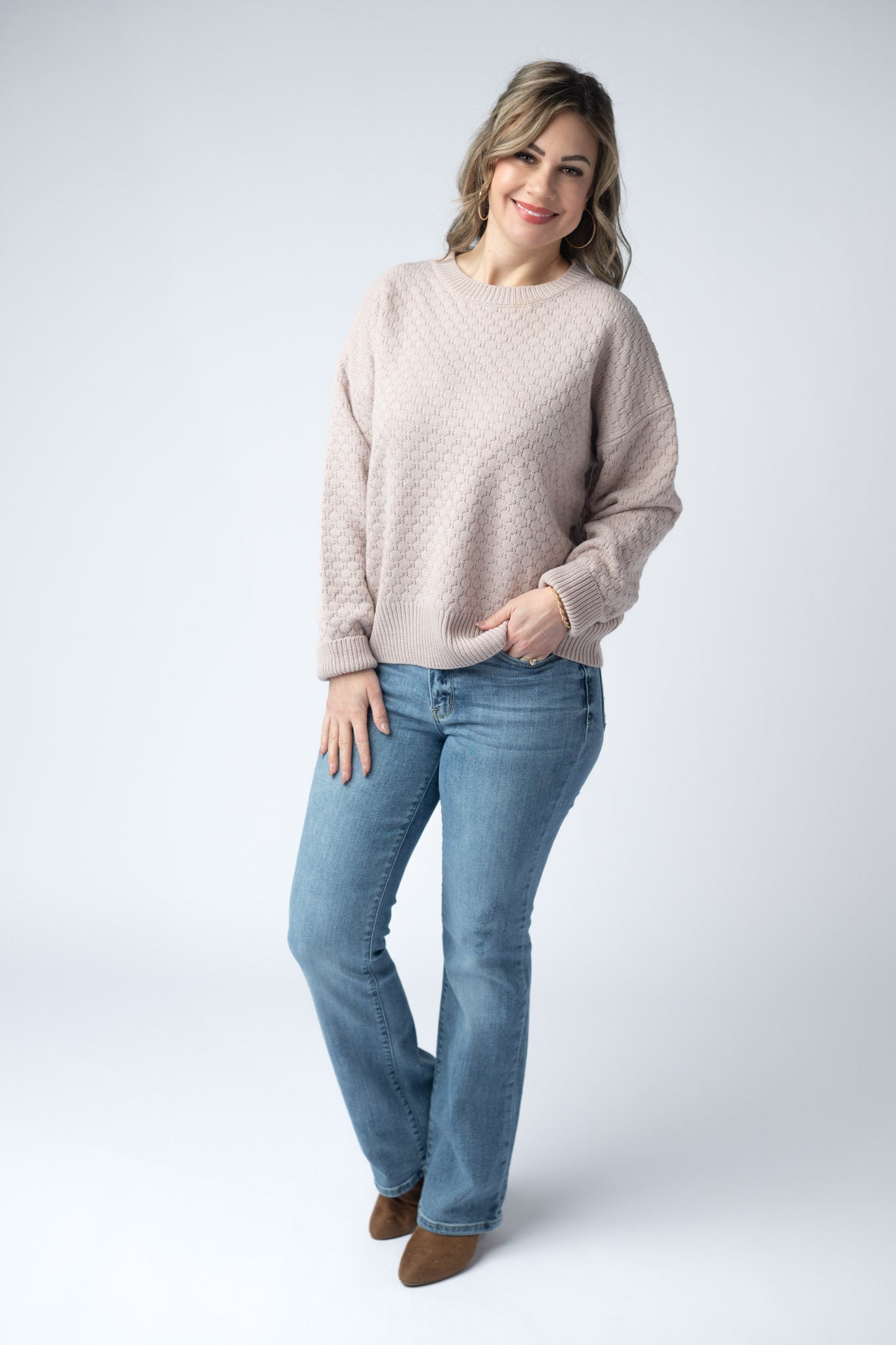 Gianna Pullover Sweater - Neutral