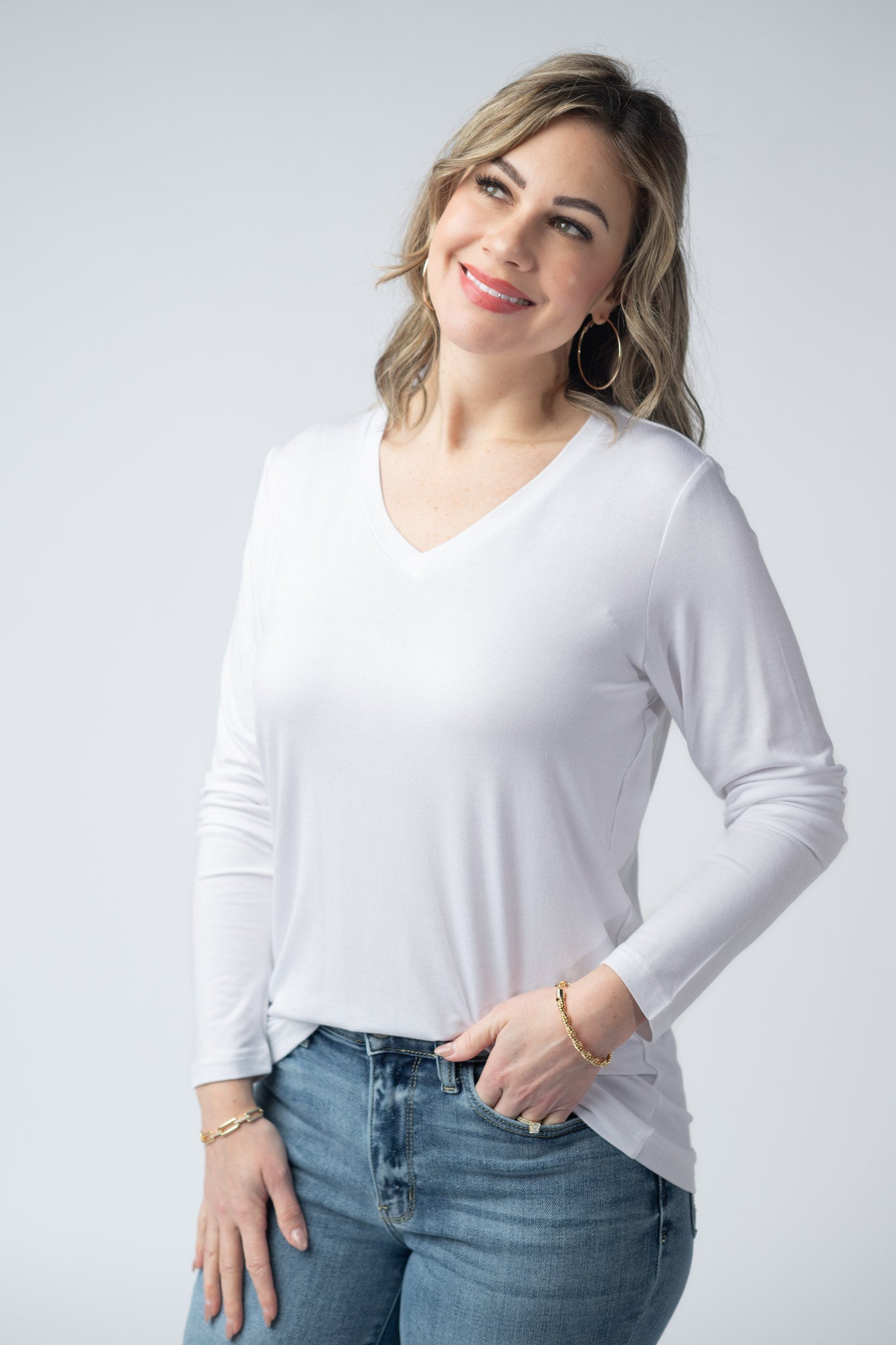 Larissa Long Sleeve - White