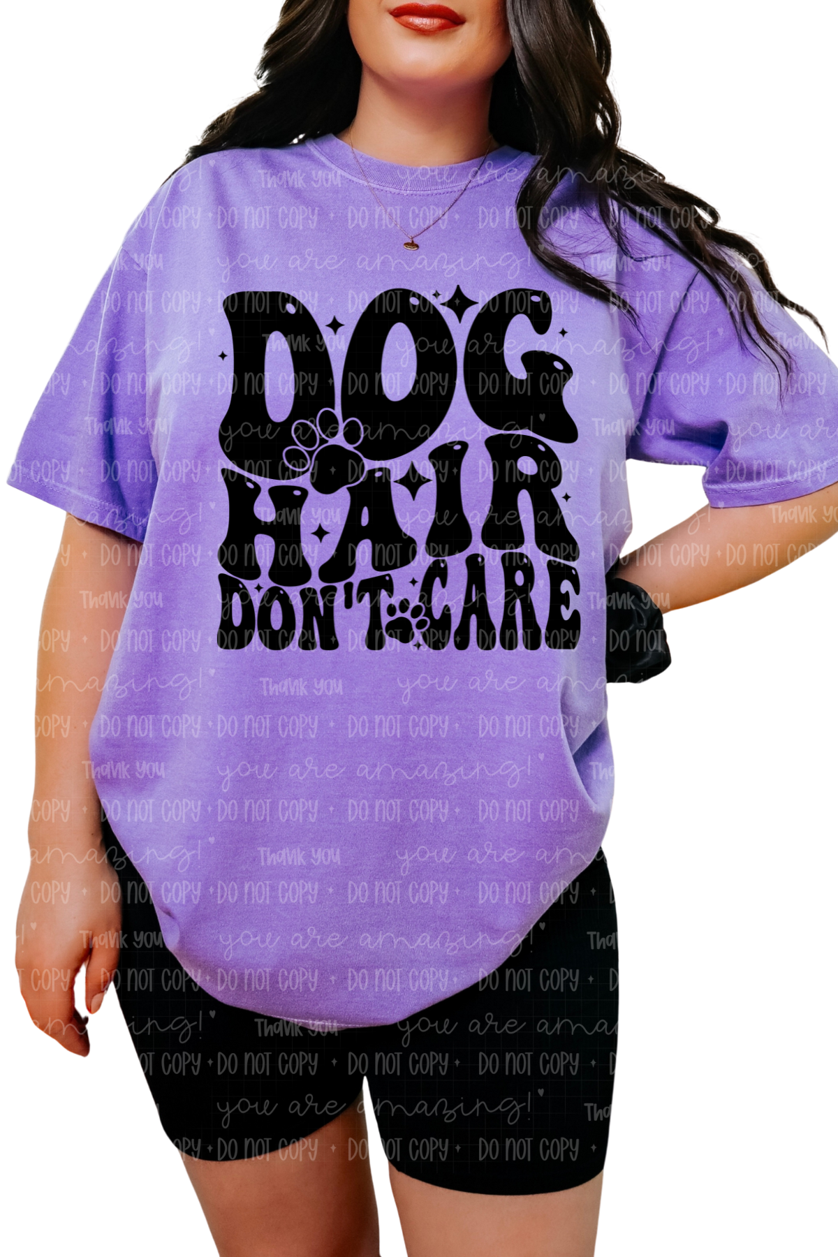 Dog Hair Don't Care Tee or Sweatshirt