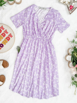 Tinley Dress - Lavender Petal Floral