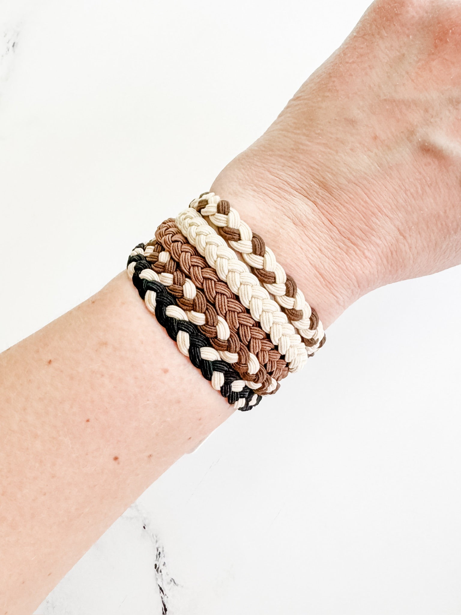 Hair Tie Bracelet Sets - Neutral Ropes | Hair Accessories