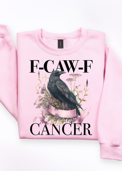 F-CAW-F Pink Cancer Ribbon Sweatshirt