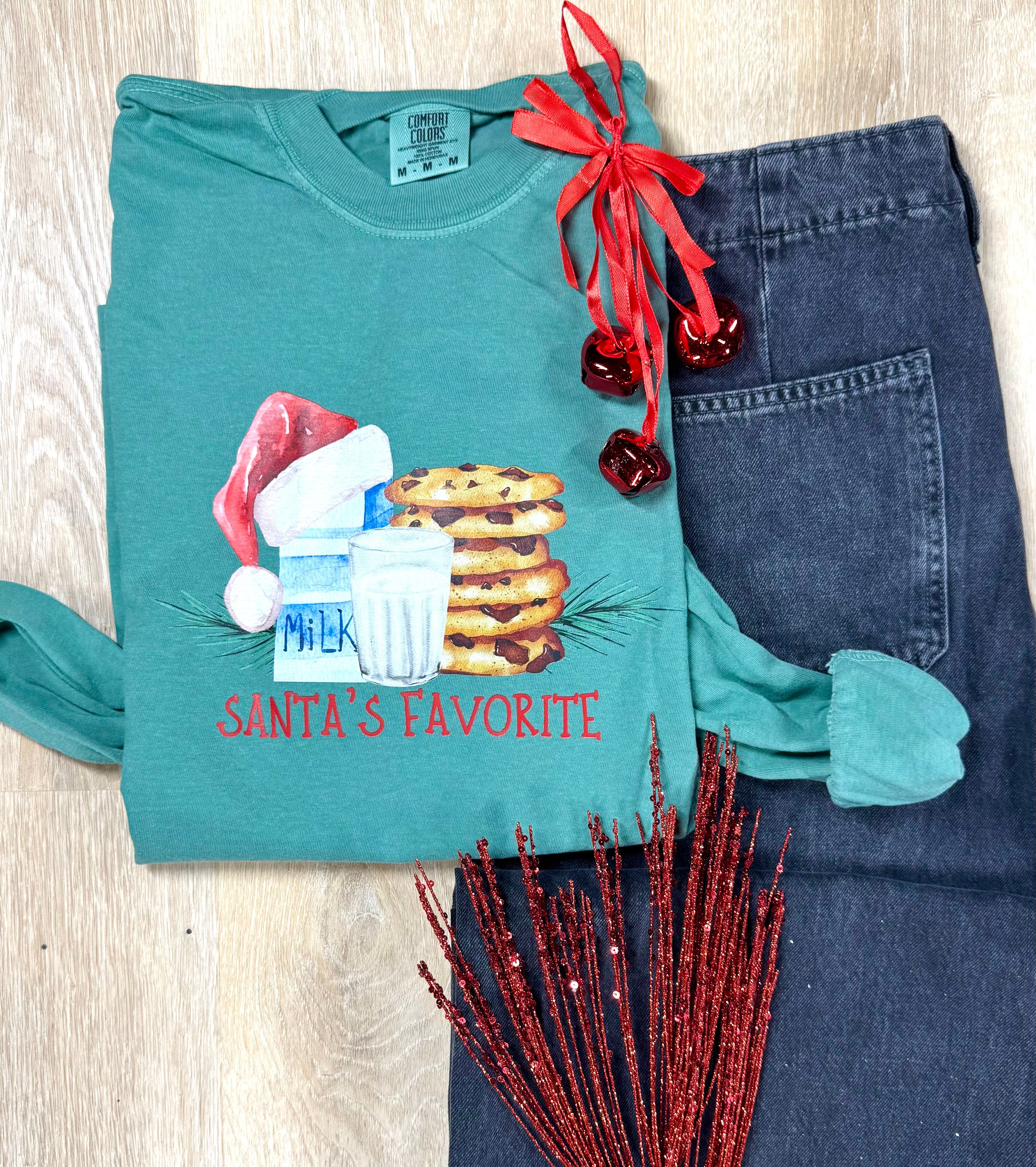 Santa's Favorite Short or Long Sleeve Graphic Tee