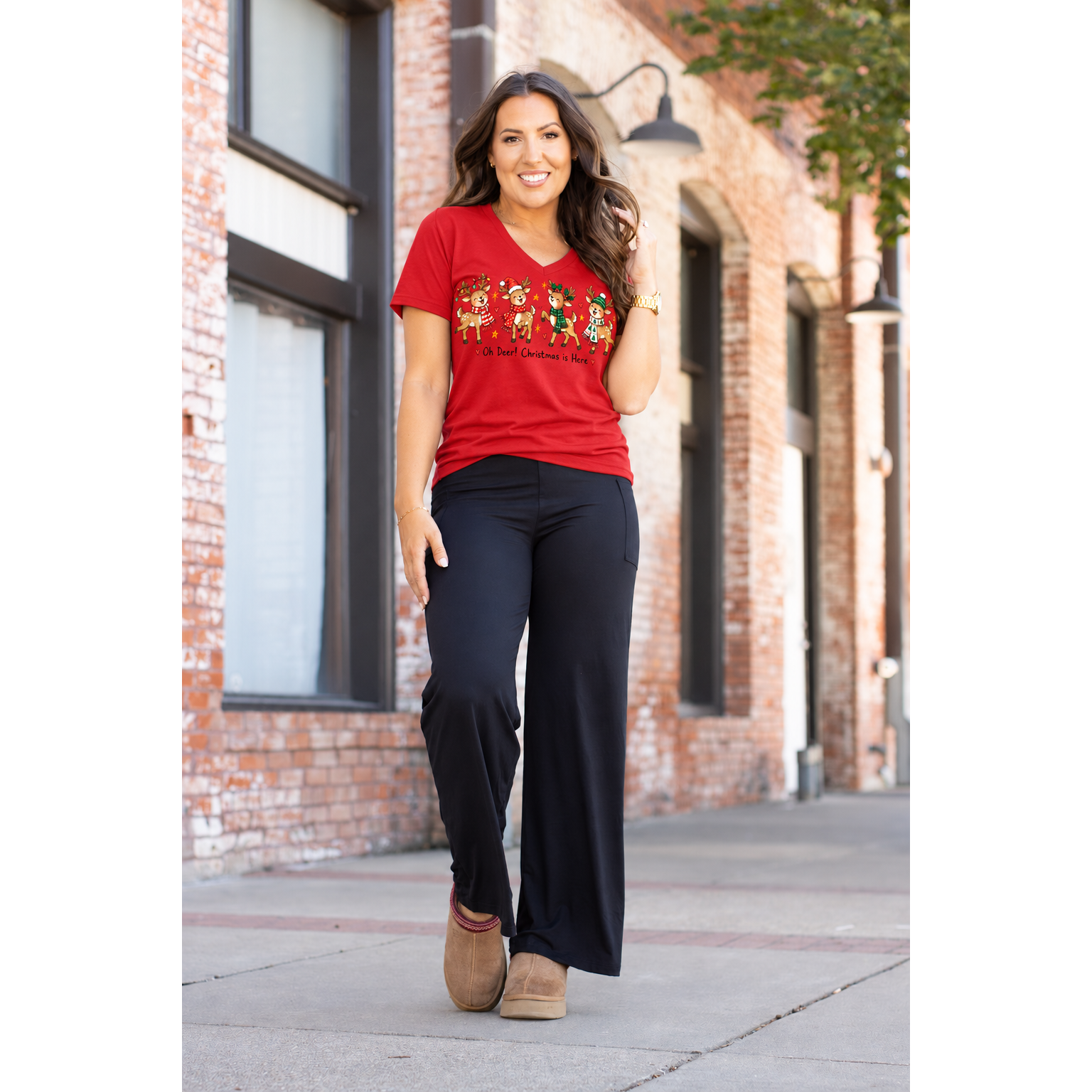 Ready to Ship | The Brooke - Black Wide Leg Full-Length with Pockets -