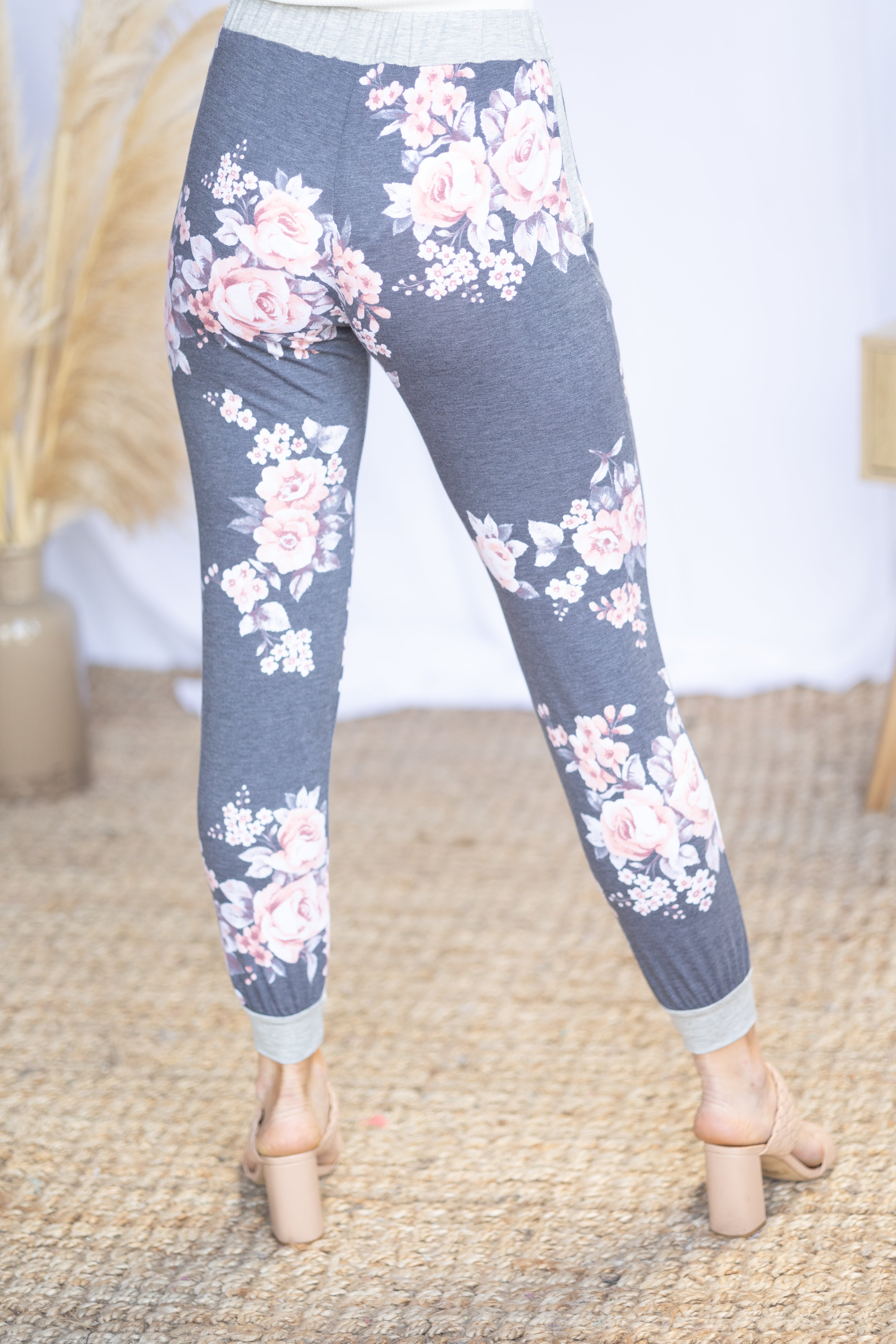 Floral Path Joggers