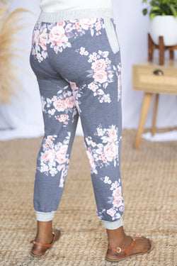 Floral Path Joggers