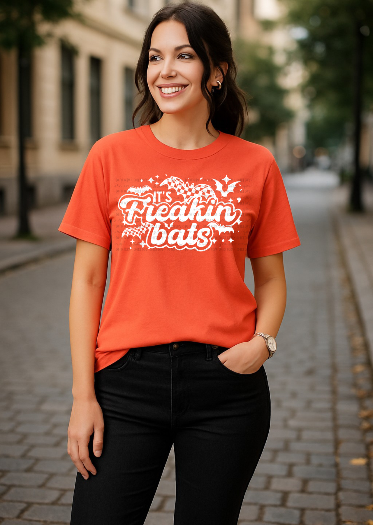 Freaking Bats Scoop Neck Tee