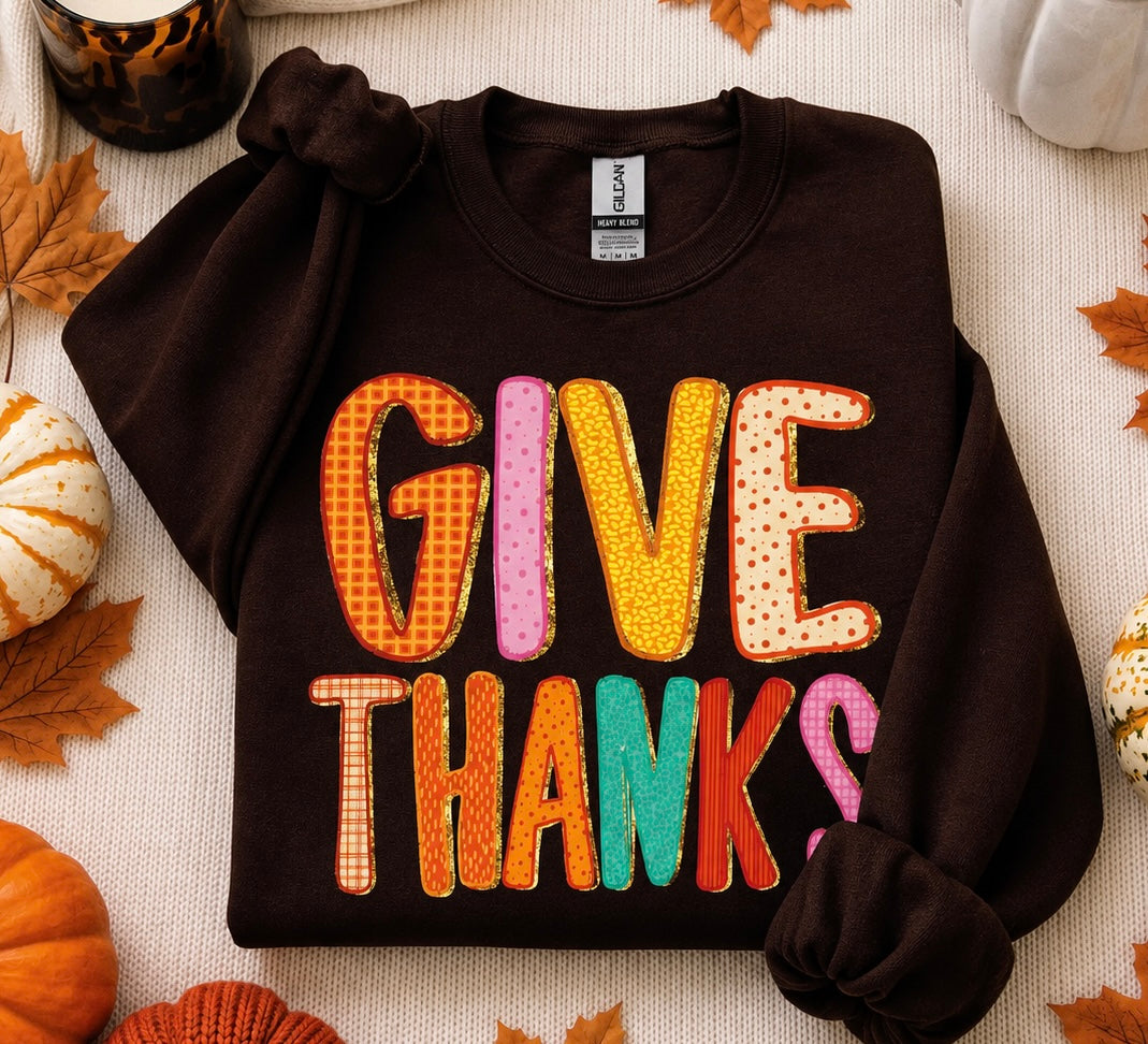 Give Thanks Tee/Sweatshirt