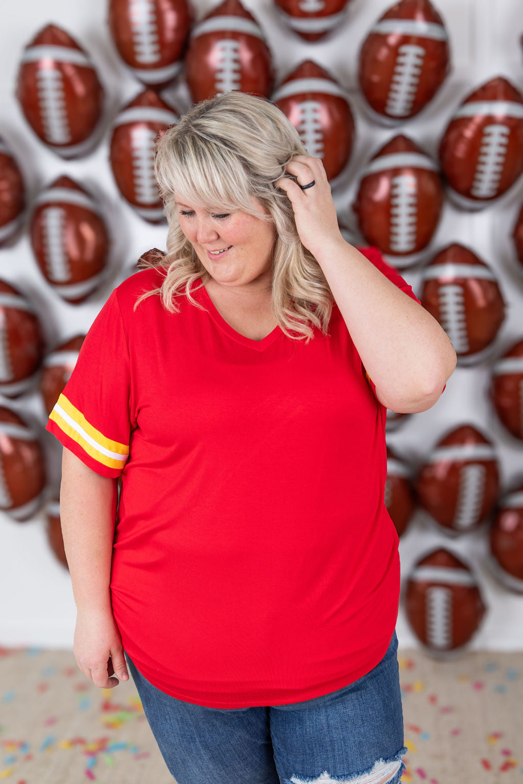 GameDay Tessa Short Sleeve Top - Kansas City
